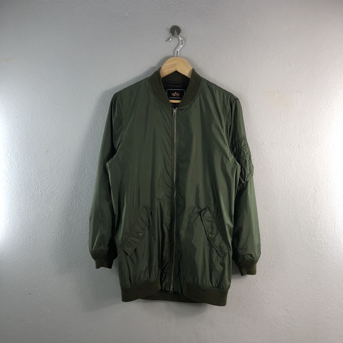 Alpha Industries Flight Military Style Bomber Jacket