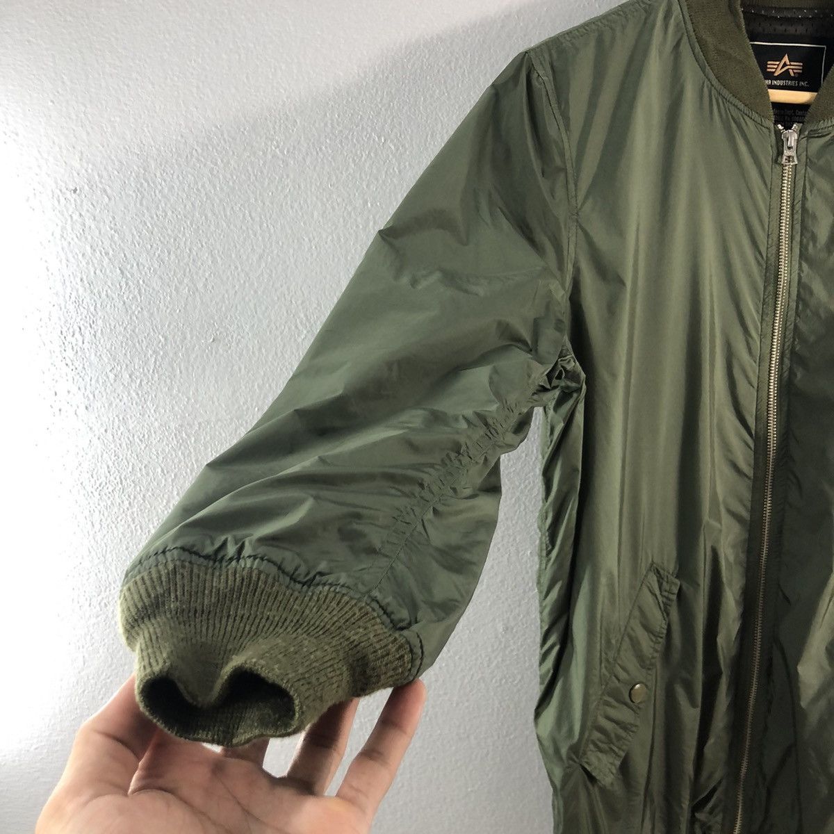 Alpha Industries Flight Military Style Bomber Jacket