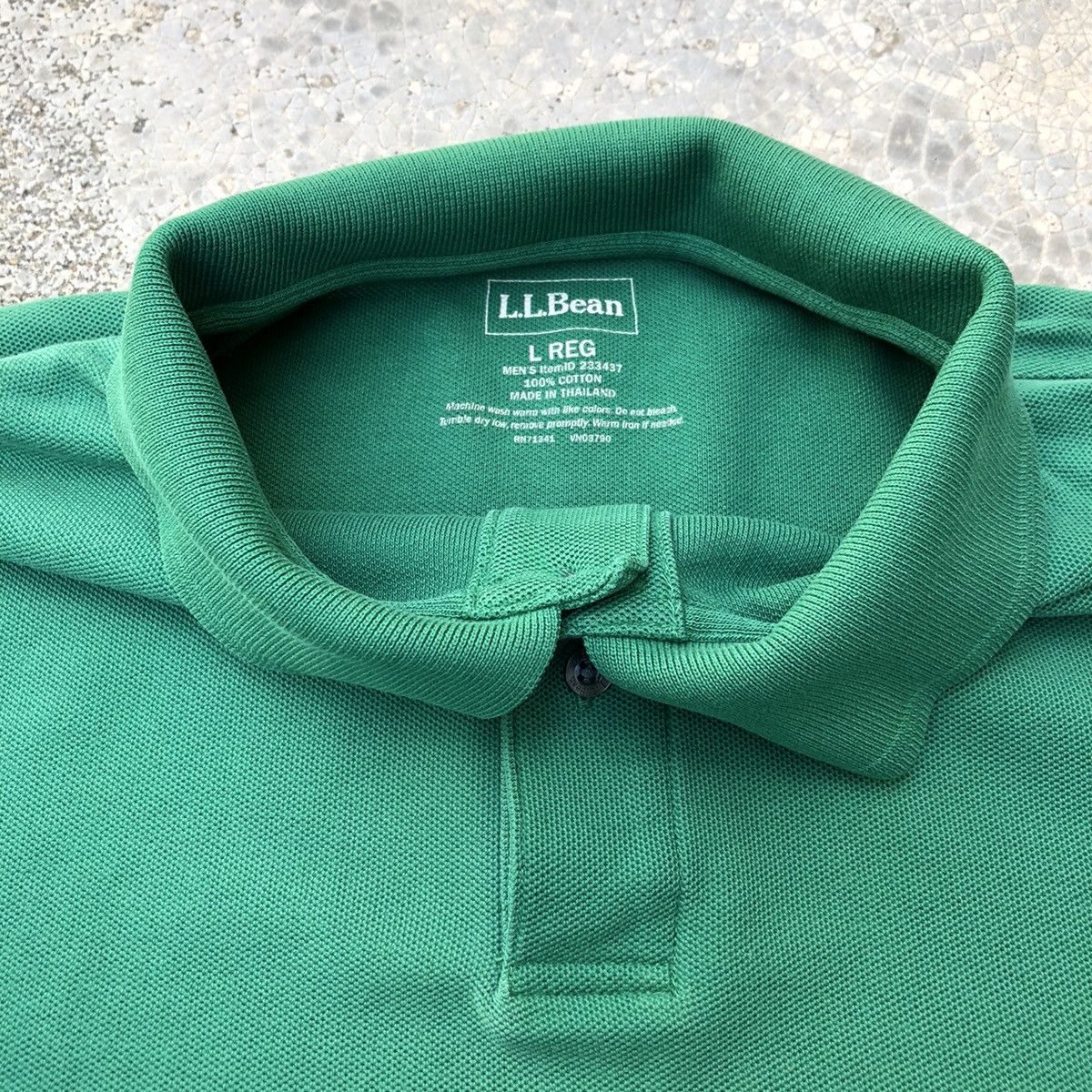 LL BEAN POLO TEE