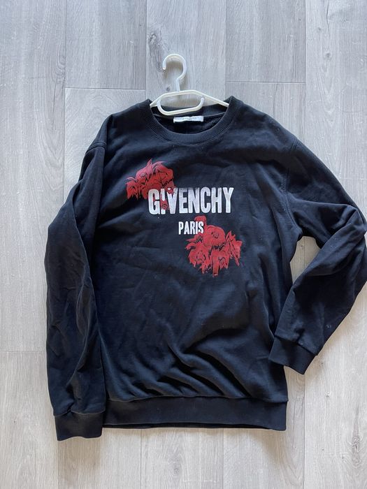 Givenchy Givenchy Cotton Rose Logo Sweatshirt Grailed