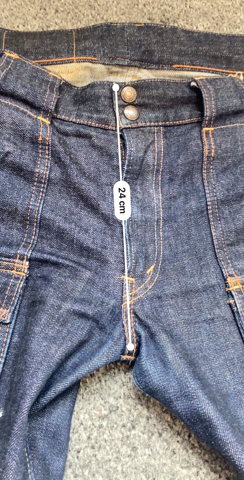 Full Count & Co. Full Count & Co Bush Pant Selvedge Jeans 33x36 Size US 33 - 12 Thumbnail