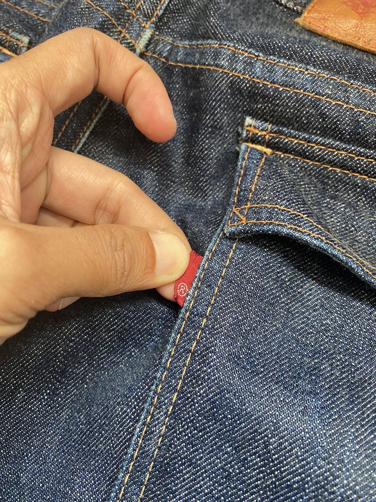 Full Count & Co. Full Count & Co Bush Pant Selvedge Jeans 33x36 Size US 33 - 19 Thumbnail