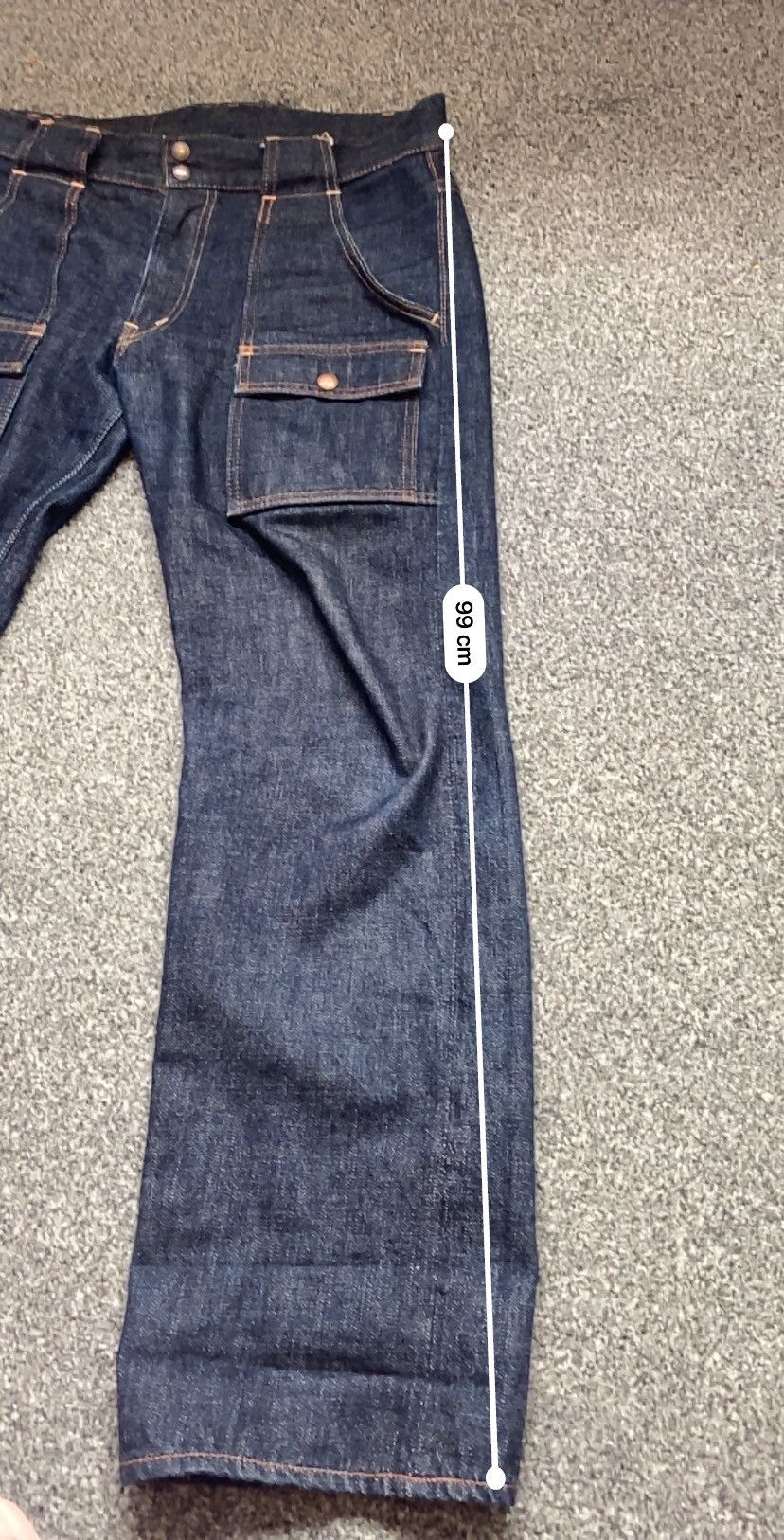 Full Count & Co. Full Count & Co Bush Pant Selvedge Jeans 33x36 Size US 33 - 10 Thumbnail