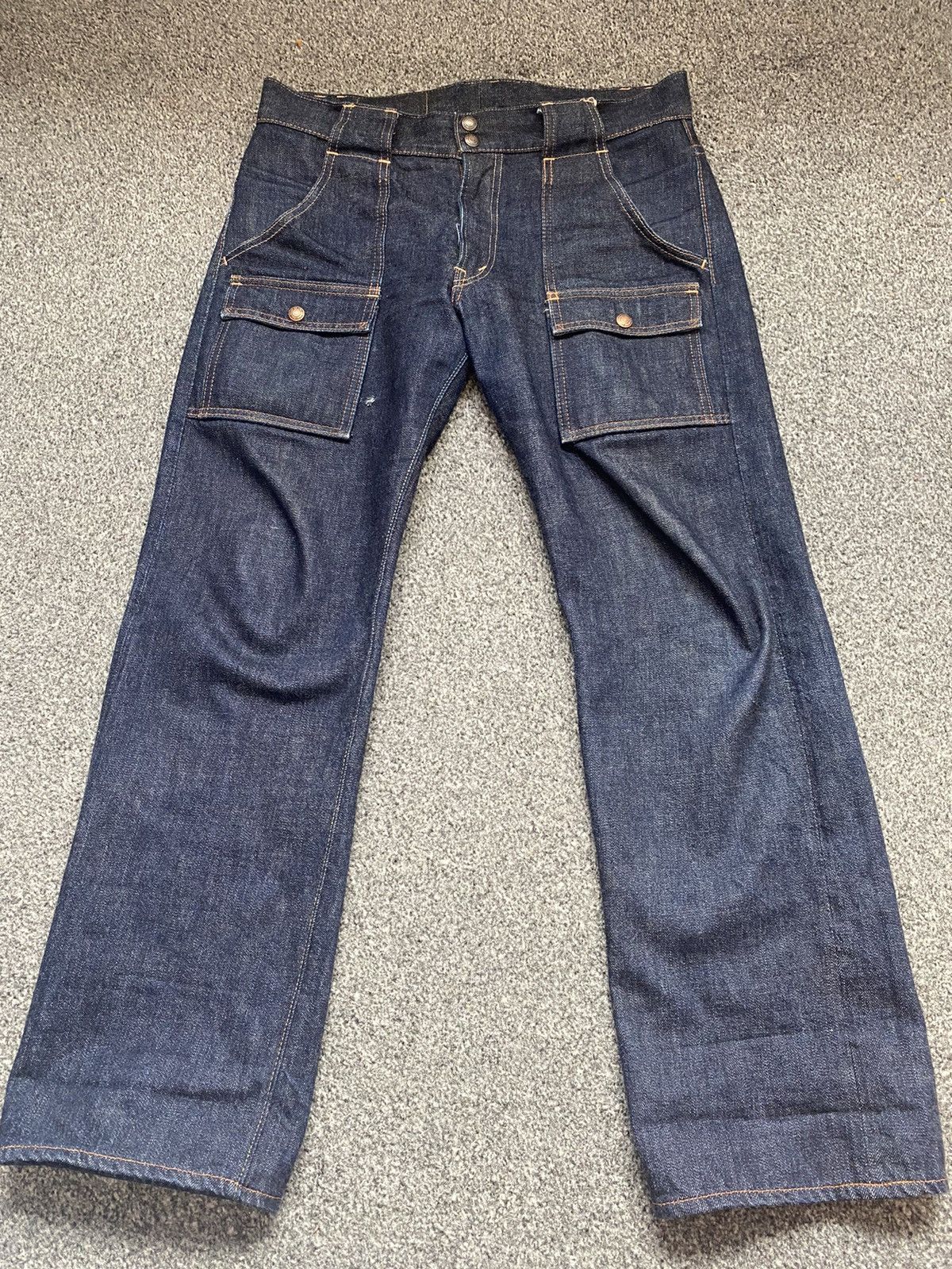 Full Count & Co. Full Count & Co Bush Pant Selvedge Jeans 33x36 Size US 33 - 1 Thumbnail
