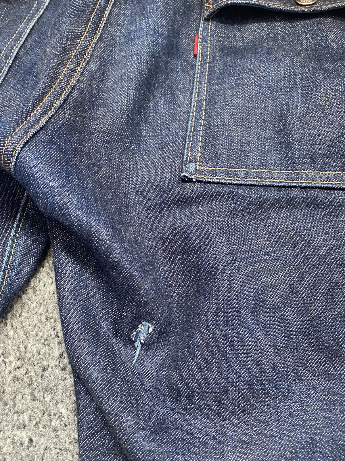 Full Count & Co. Full Count & Co Bush Pant Selvedge Jeans 33x36 Size US 33 - 16 Thumbnail