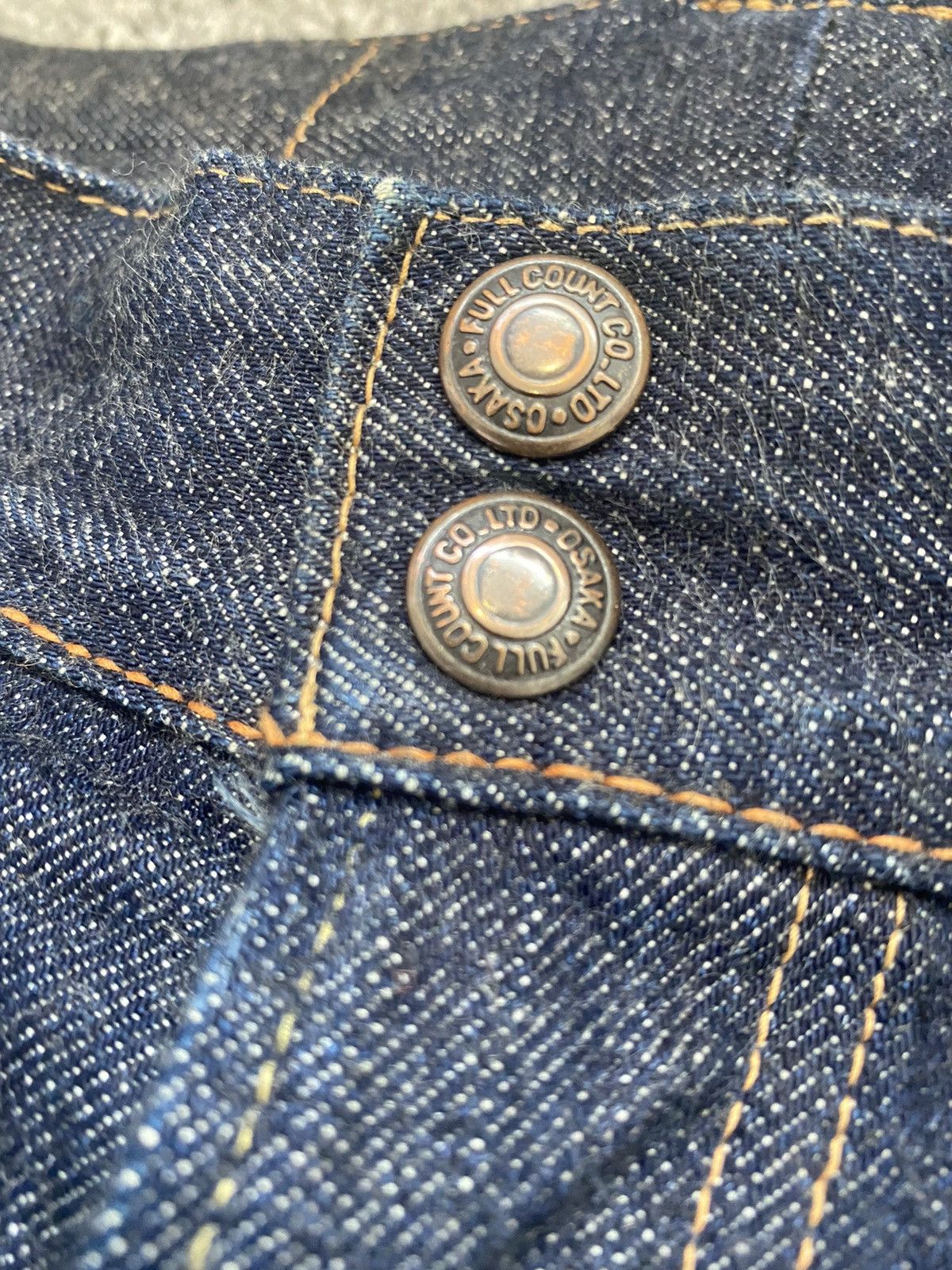 Full Count & Co. Full Count & Co Bush Pant Selvedge Jeans 33x36 Size US 33 - 6 Thumbnail