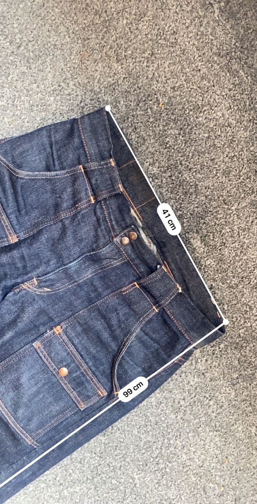 Full Count & Co. Full Count & Co Bush Pant Selvedge Jeans 33x36 Size US 33 - 11 Thumbnail