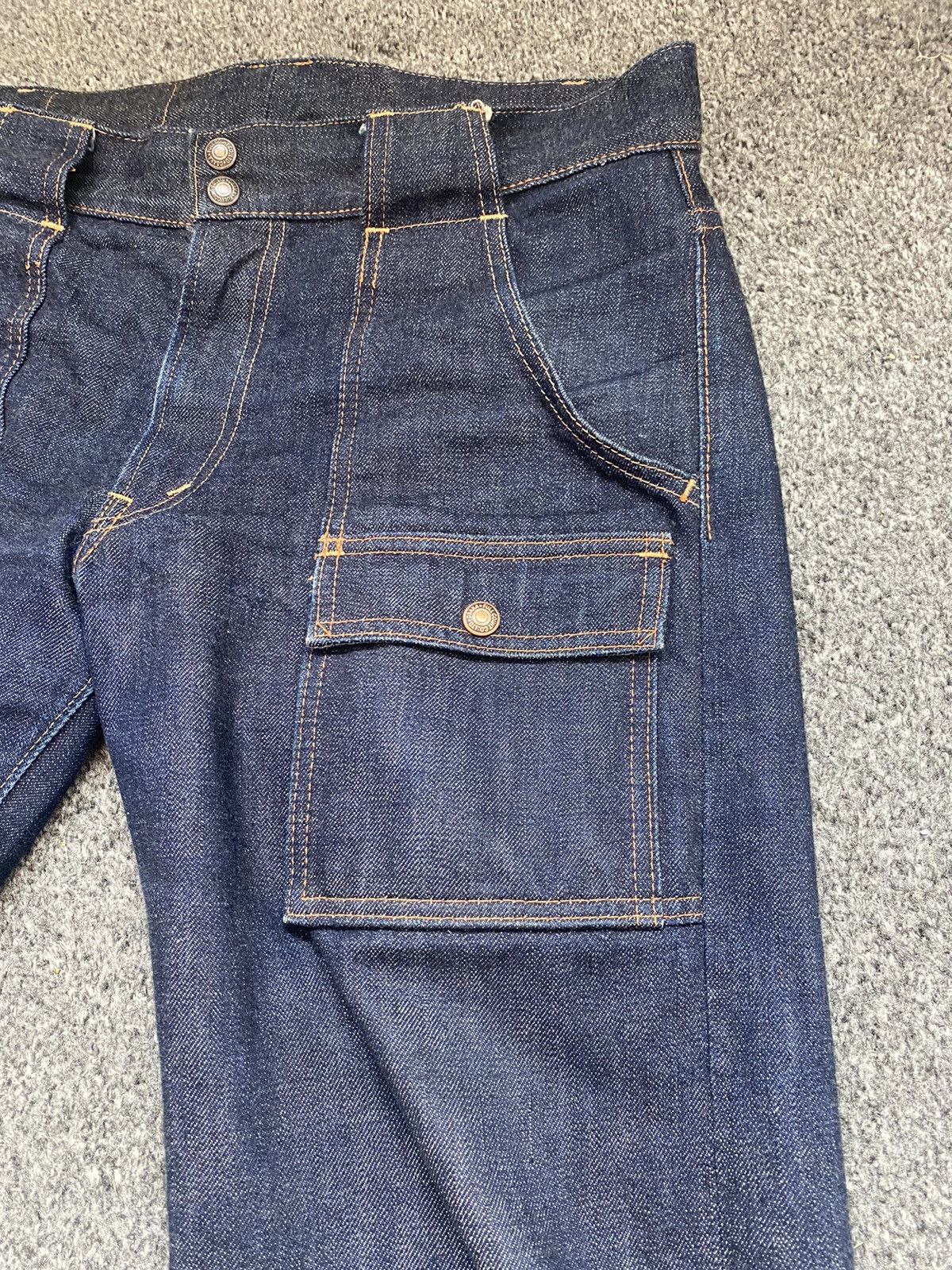 Full Count & Co. Full Count & Co Bush Pant Selvedge Jeans 33x36 Size US 33 - 2 Thumbnail