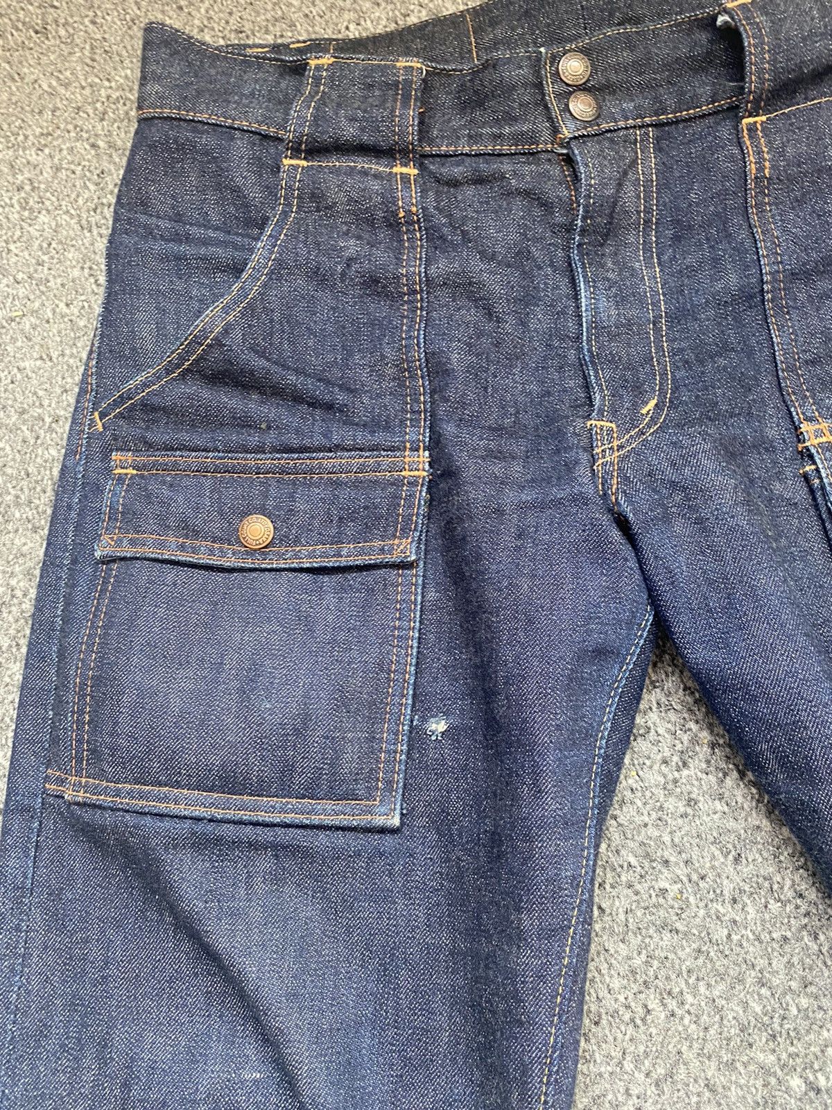 Full Count & Co. Full Count & Co Bush Pant Selvedge Jeans 33x36 Size US 33 - 3 Thumbnail