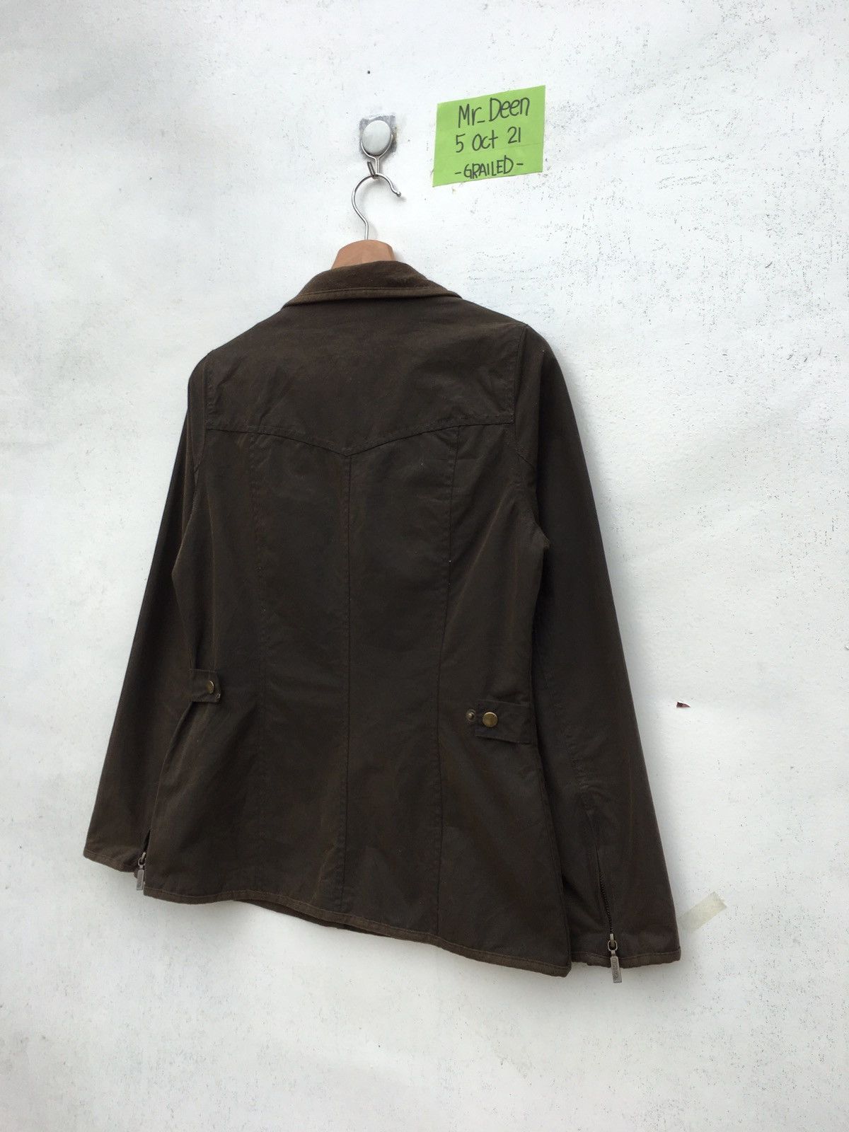 Barbour Rare Wax Barbour Jacket with Corduroy Collar Size US S / EU 44-46 / 1 - 14 Thumbnail