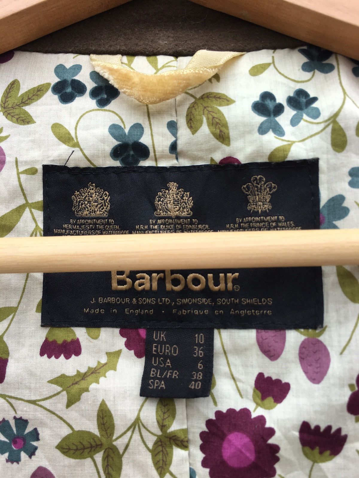 Barbour Rare Wax Barbour Jacket with Corduroy Collar Size US S / EU 44-46 / 1 - 9 Thumbnail