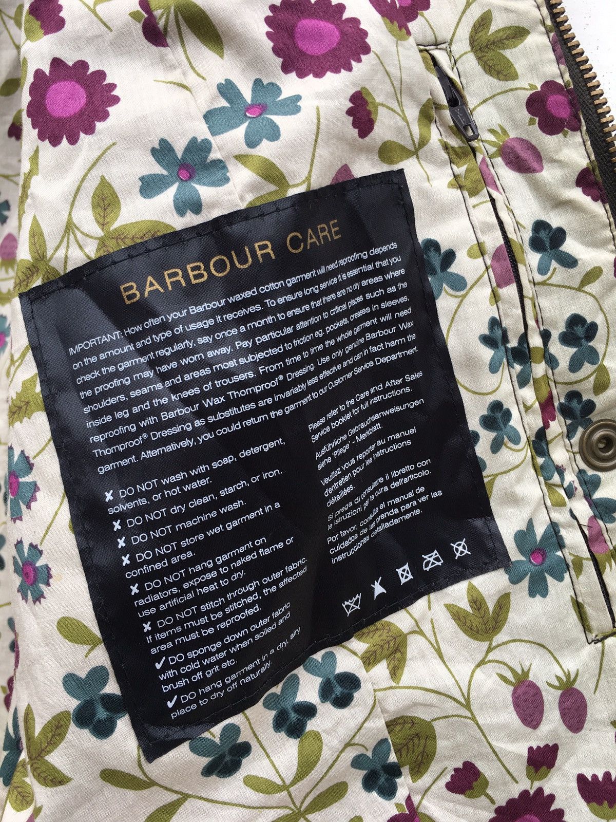 Barbour Rare Wax Barbour Jacket with Corduroy Collar Size US S / EU 44-46 / 1 - 10 Thumbnail