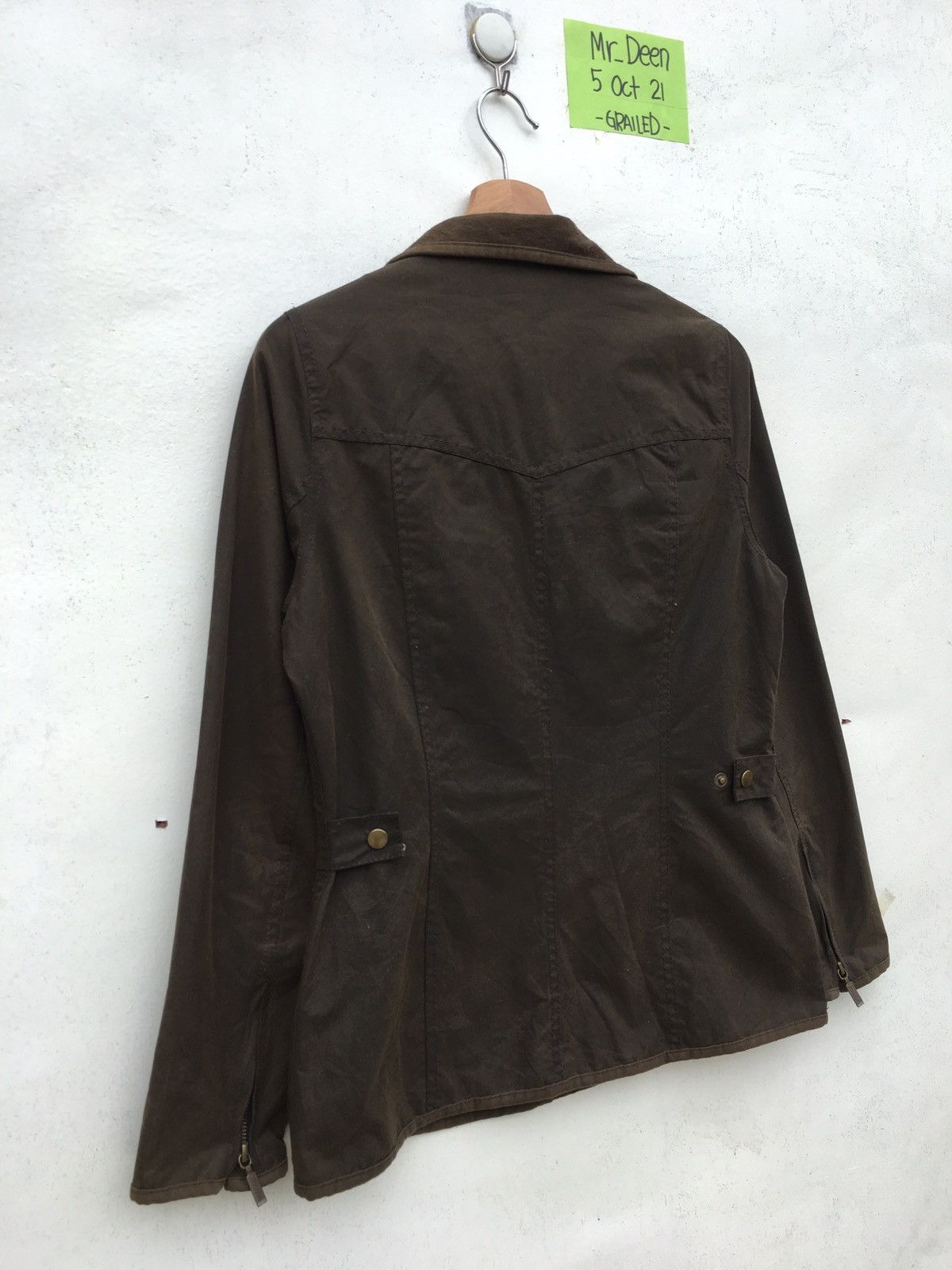 Barbour Rare Wax Barbour Jacket with Corduroy Collar Size US S / EU 44-46 / 1 - 13 Thumbnail