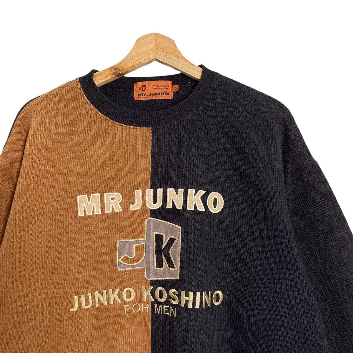 Japanese Brand 90’s Mr.Junko Big Logo Crewneck Sweatshirt Size M Size US M / EU 48-50 / 2 - 4 Thumbnail