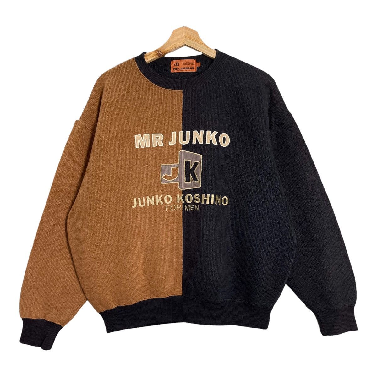 Japanese Brand 90’s Mr.Junko Big Logo Crewneck Sweatshirt Size M Size US M / EU 48-50 / 2 - 1 Thumbnail