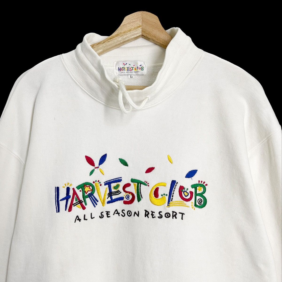 Vintage 90s Harvest Club Multicolour Logo Crewneck Sweatshirt Size M Size US M / EU 48-50 / 2 - 4 Thumbnail