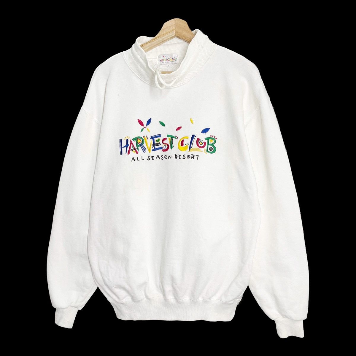 Vintage 90s Harvest Club Multicolour Logo Crewneck Sweatshirt Size M Size US M / EU 48-50 / 2 - 3 Thumbnail
