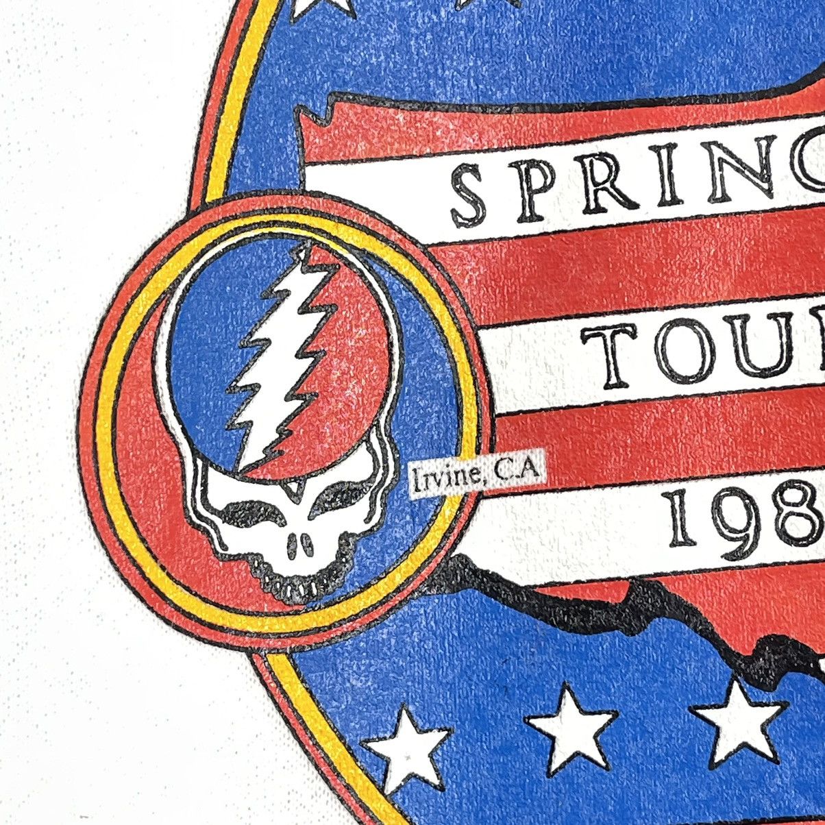 Band Tees × Grateful Dead × Vintage 80s Grateful Dead Spring Tour 1986 Big Logo Sweatshirt Size US M / EU 48-50 / 2 - 7 Thumbnail