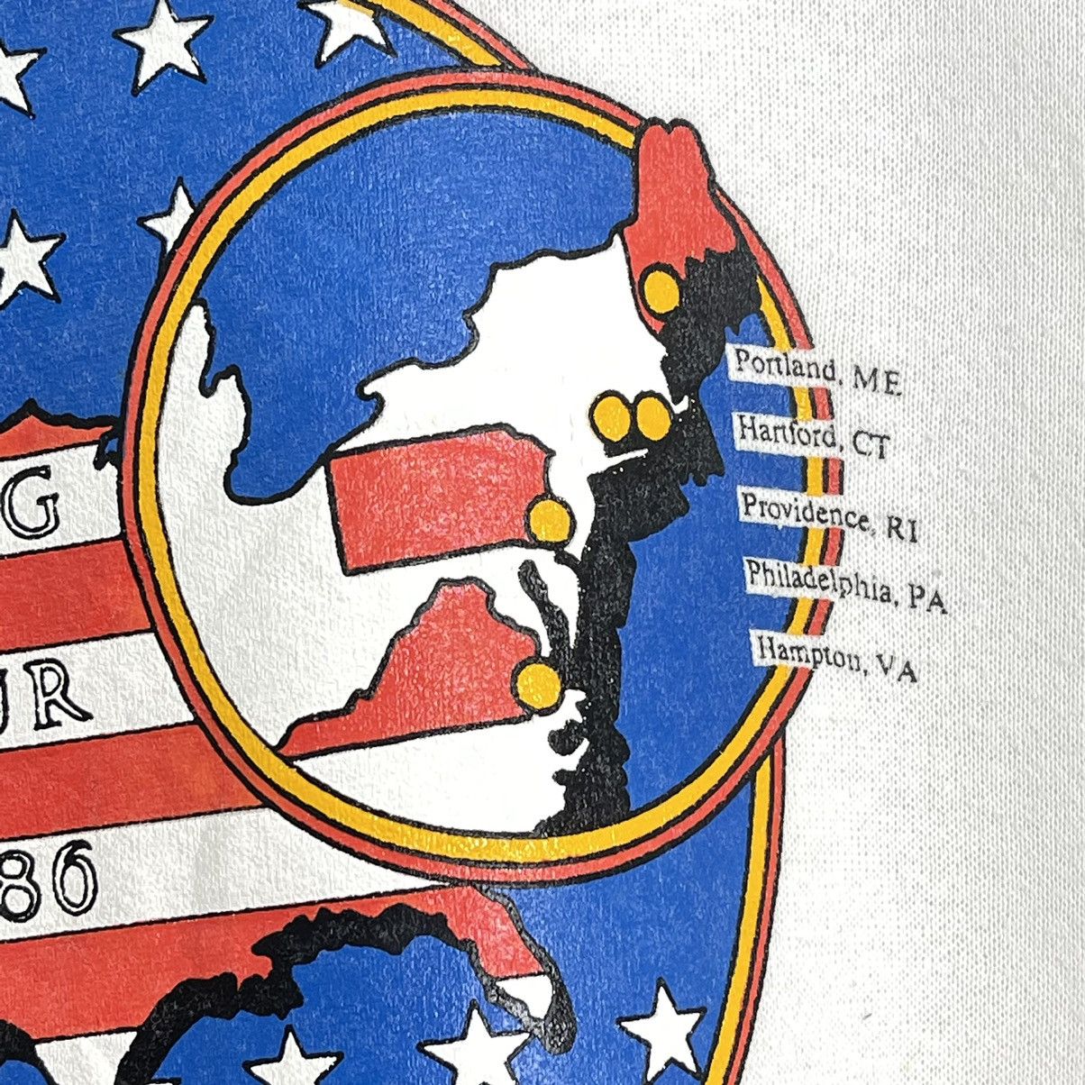 Band Tees × Grateful Dead × Vintage 80s Grateful Dead Spring Tour 1986 Big Logo Sweatshirt Size US M / EU 48-50 / 2 - 6 Thumbnail