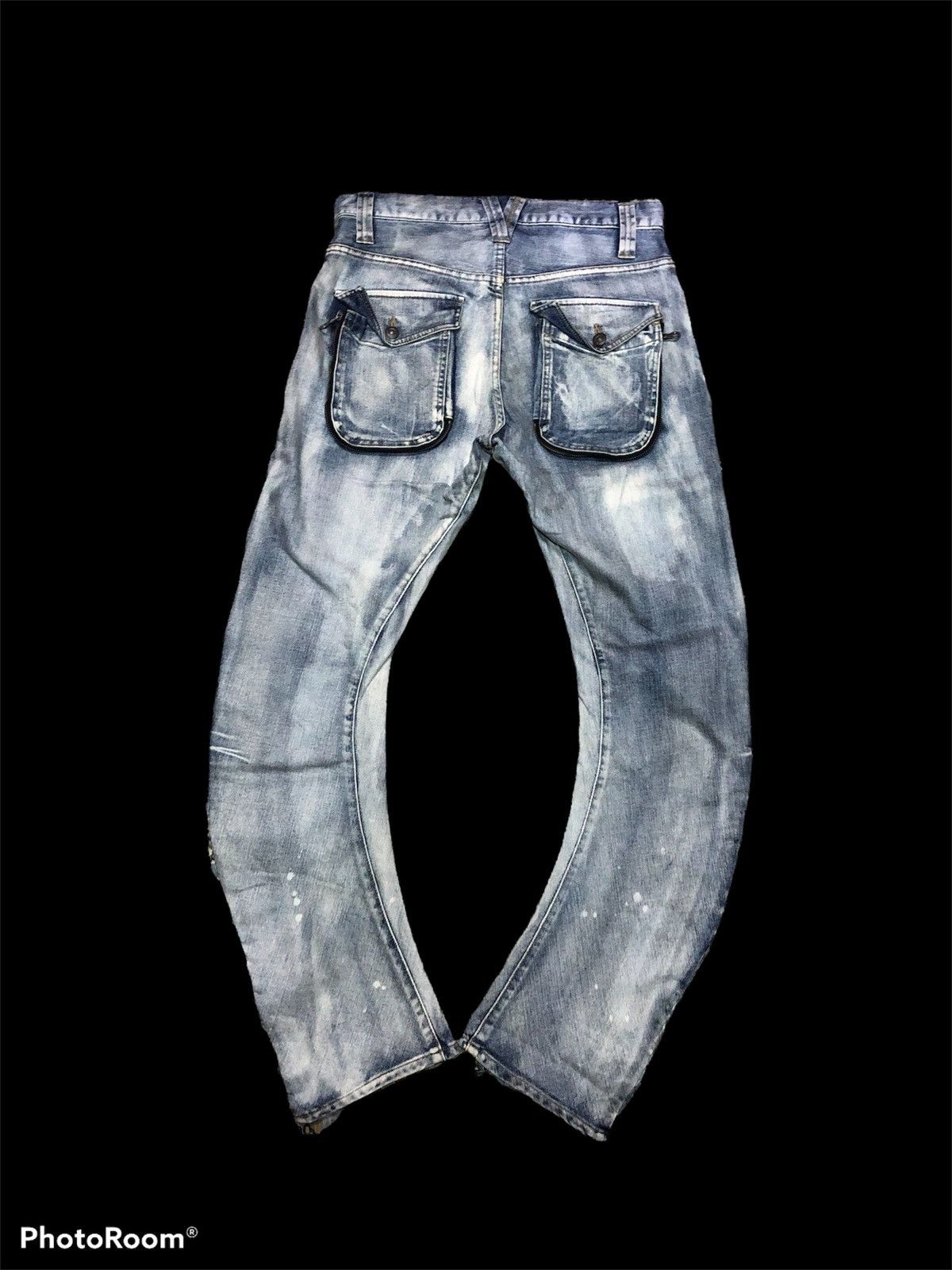 PPFM STRECTH SKINNY PPFM CURVE DENIM Size US 32 / EU 48 - 2 Thumbnail