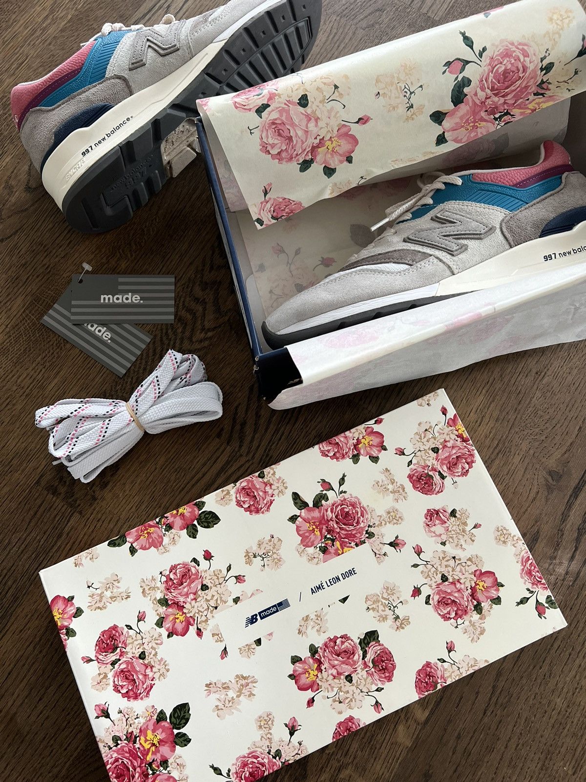 Aime Leon Dore × New Balance New Balance 997 Aime Leon Dore (Pink Tongue) Size US 9 / EU 42 - 7 Thumbnail