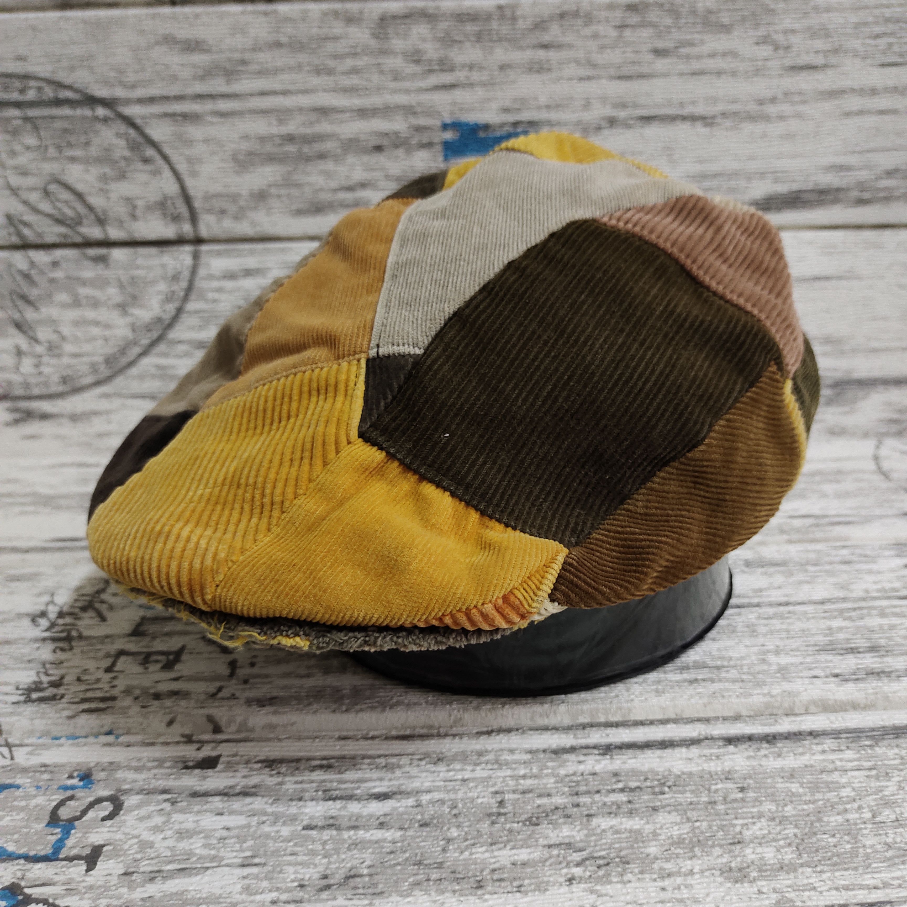 CA4LA Vintage Ca4la Patchworks Corduroy Flat Cap Size ONE SIZE - 2 Thumbnail