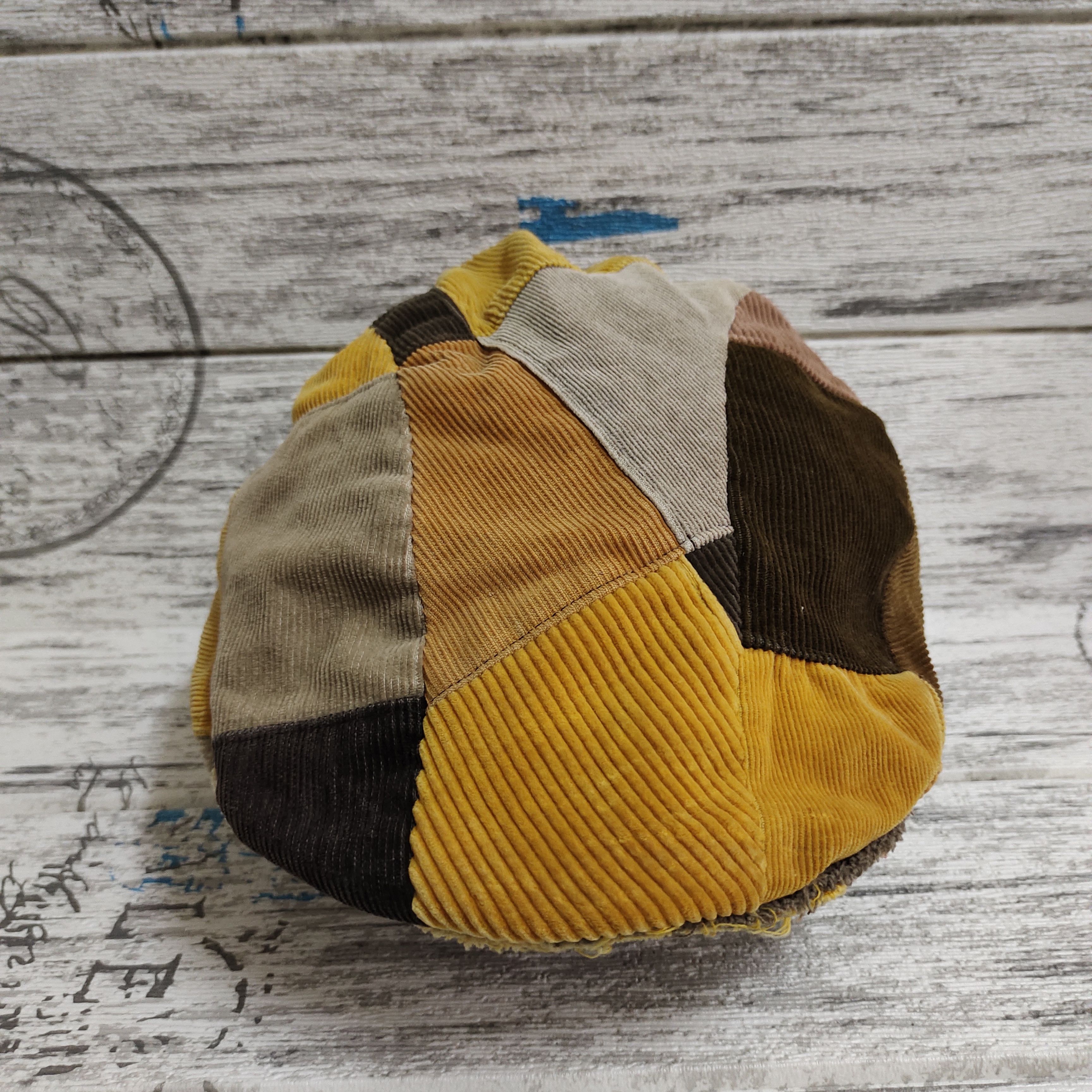 CA4LA Vintage Ca4la Patchworks Corduroy Flat Cap Size ONE SIZE - 3 Thumbnail