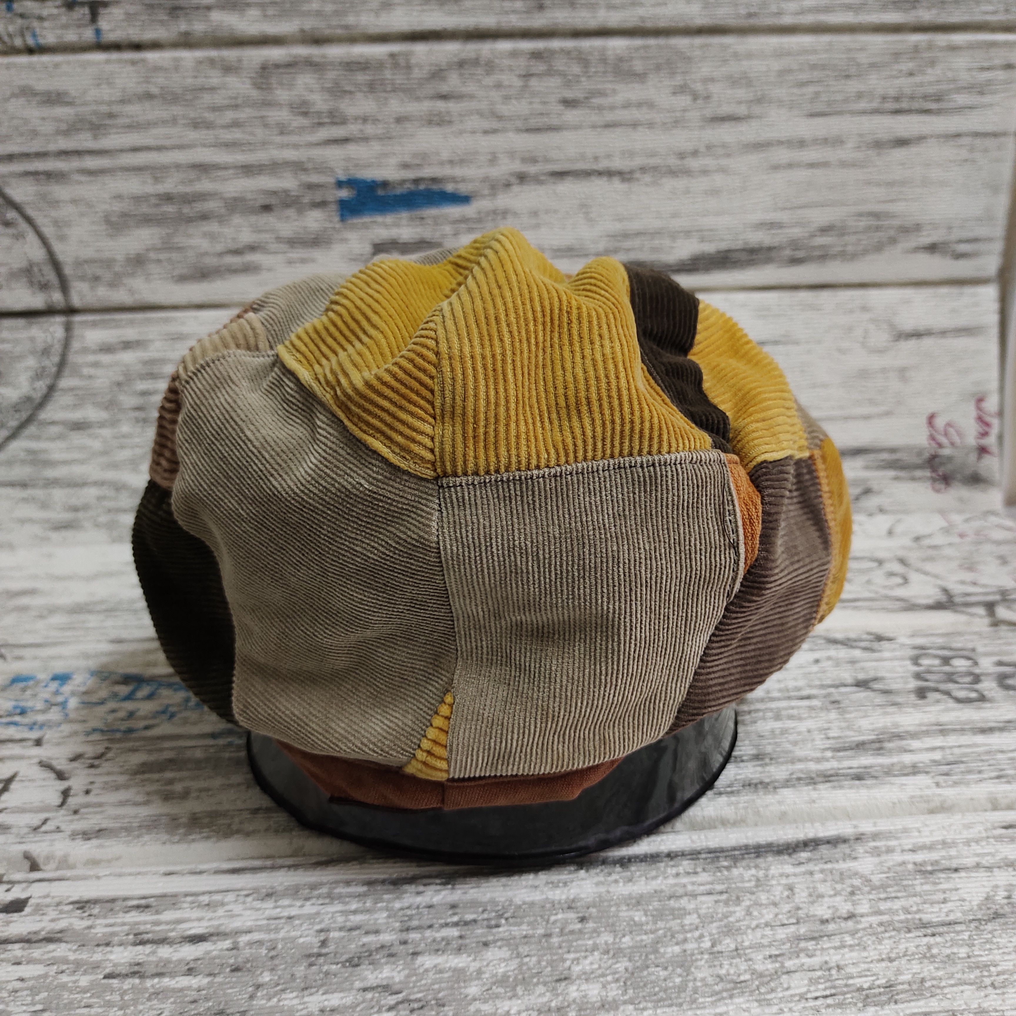 CA4LA Vintage Ca4la Patchworks Corduroy Flat Cap Size ONE SIZE - 6 Thumbnail
