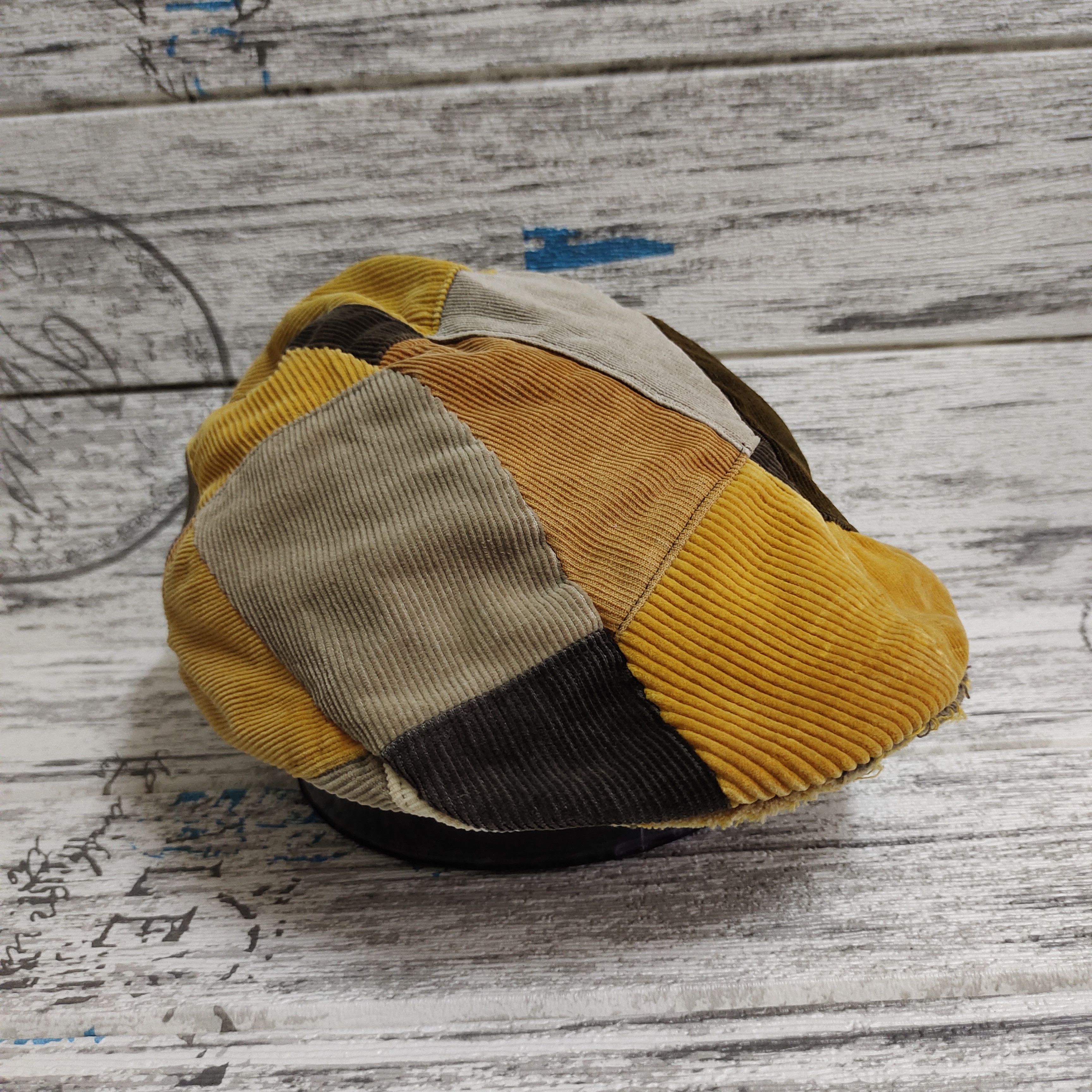 CA4LA Vintage Ca4la Patchworks Corduroy Flat Cap Size ONE SIZE - 5 Thumbnail