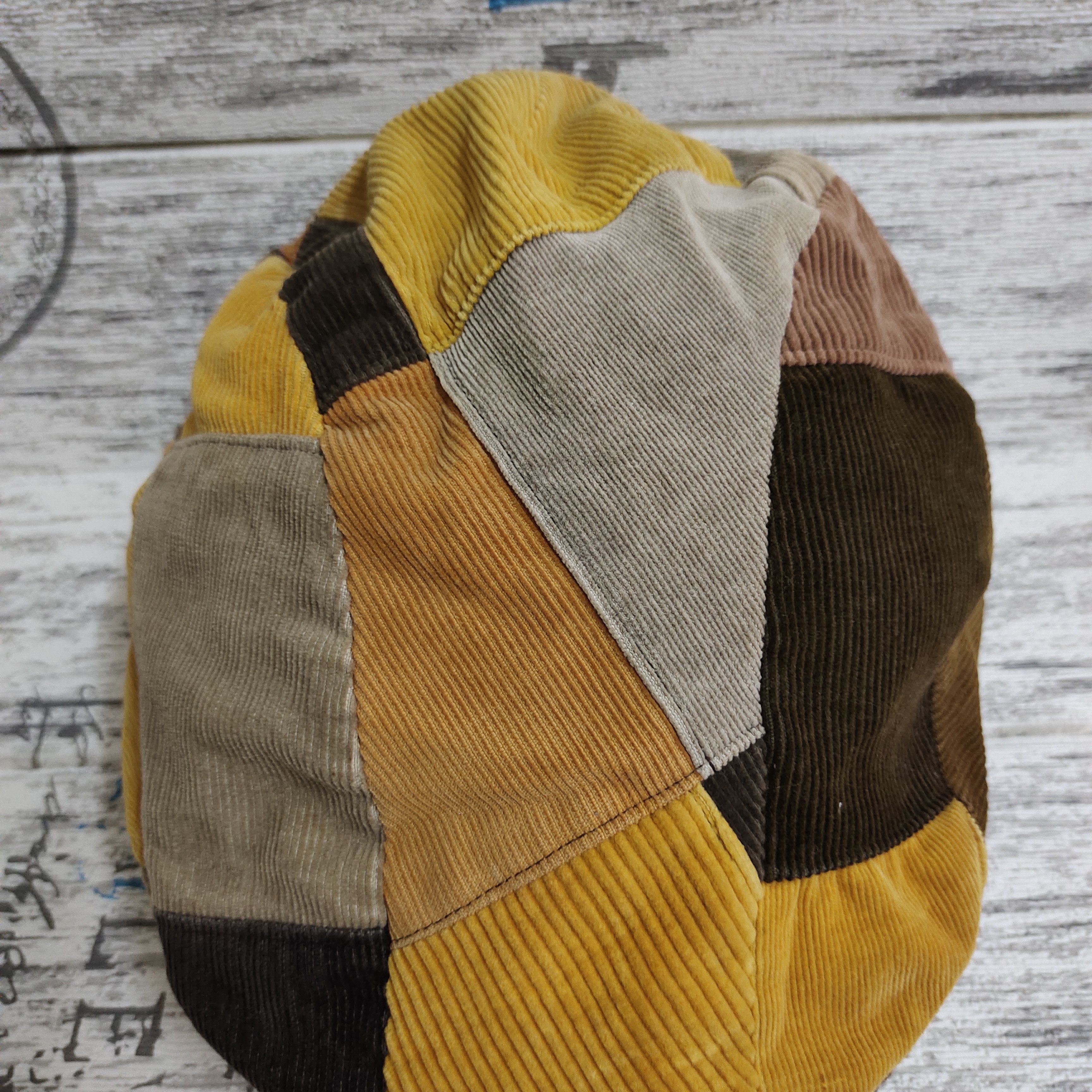 CA4LA Vintage Ca4la Patchworks Corduroy Flat Cap Size ONE SIZE - 4 Thumbnail