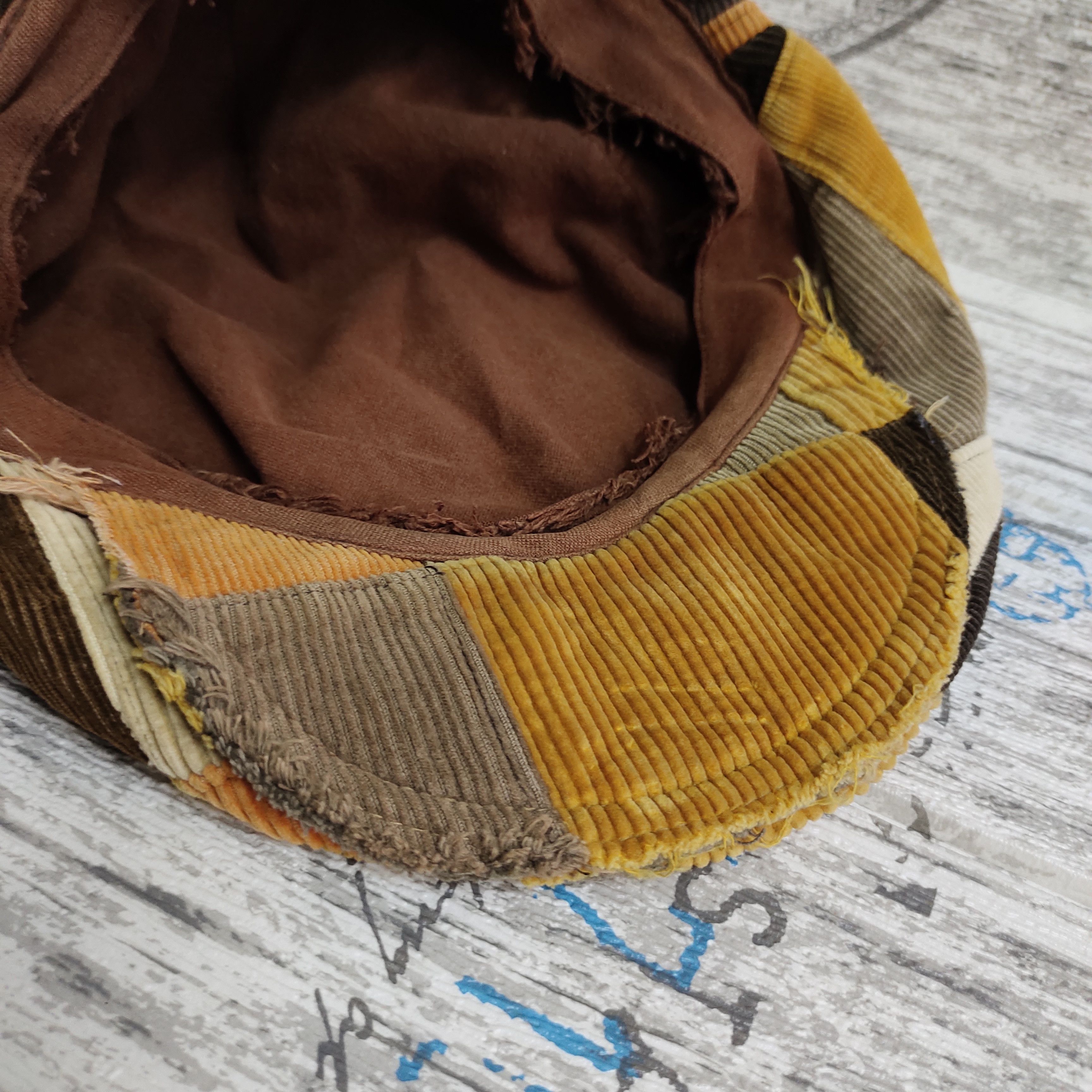 CA4LA Vintage Ca4la Patchworks Corduroy Flat Cap Size ONE SIZE - 7 Thumbnail