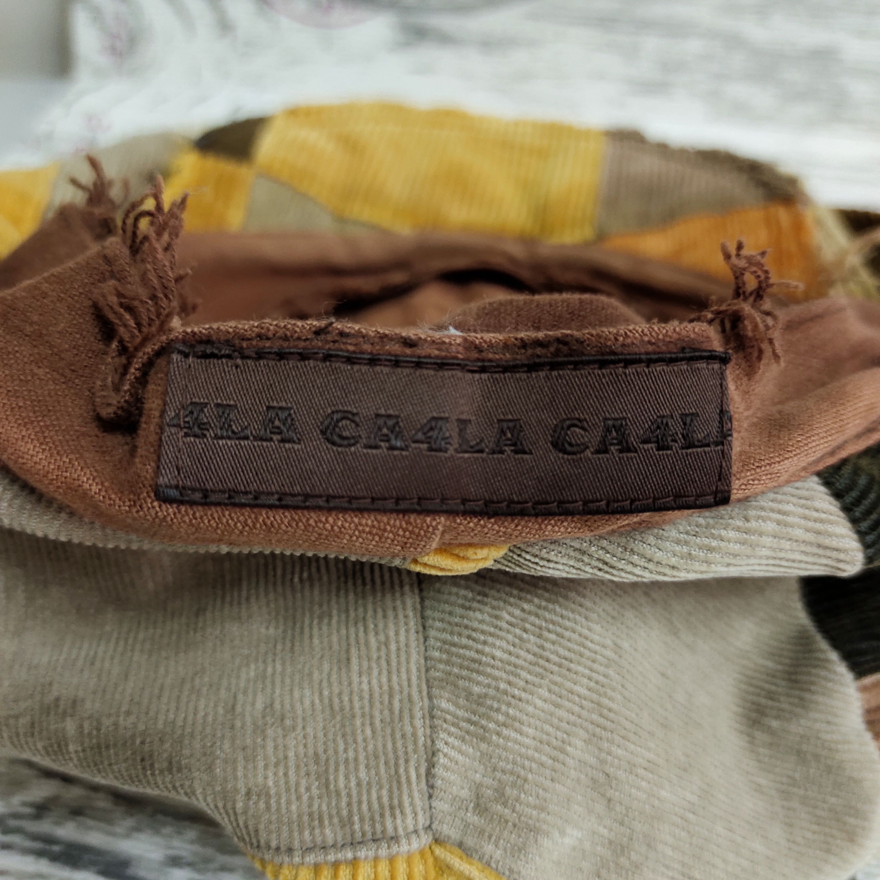 CA4LA Vintage Ca4la Patchworks Corduroy Flat Cap Size ONE SIZE - 8 Thumbnail