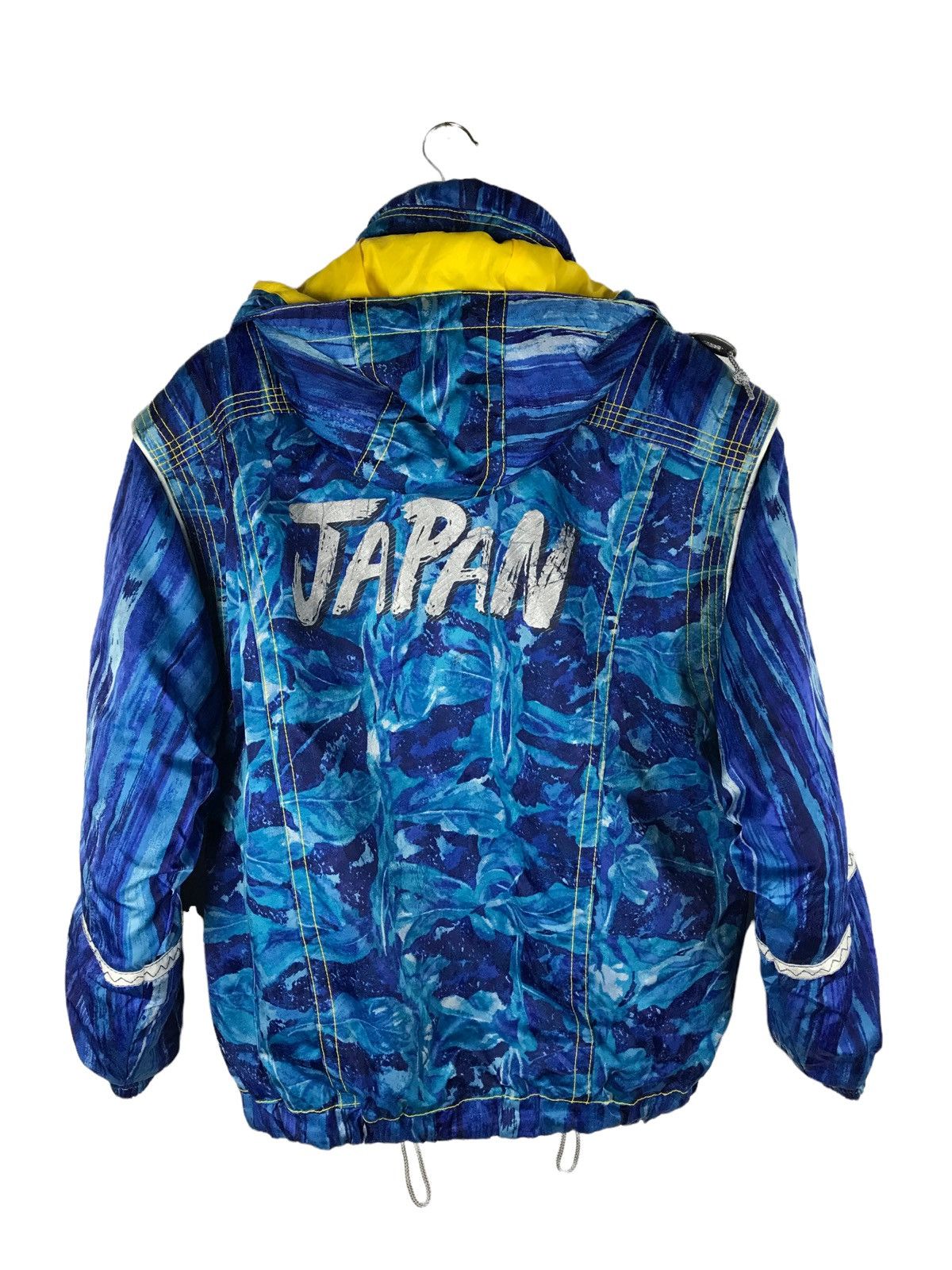 Japanese Brand Vintage Phenix Ski Jacket Japan Blue Yellow FIS Competition Size US L / EU 52-54 / 3 - 2 Thumbnail