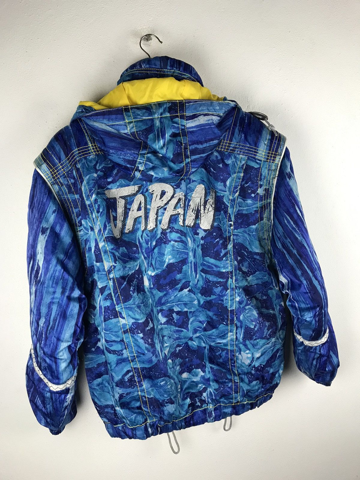Japanese Brand Vintage Phenix Ski Jacket Japan Blue Yellow FIS Competition Size US L / EU 52-54 / 3 - 7 Thumbnail
