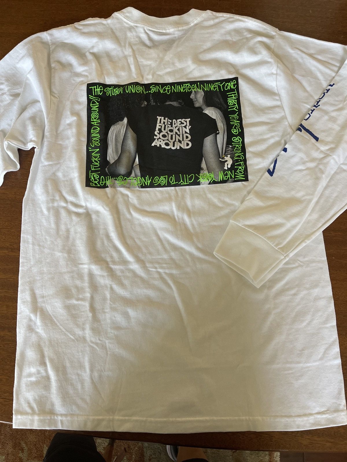 Stussy × Union Best fucking sound l/sl tee | Grailed