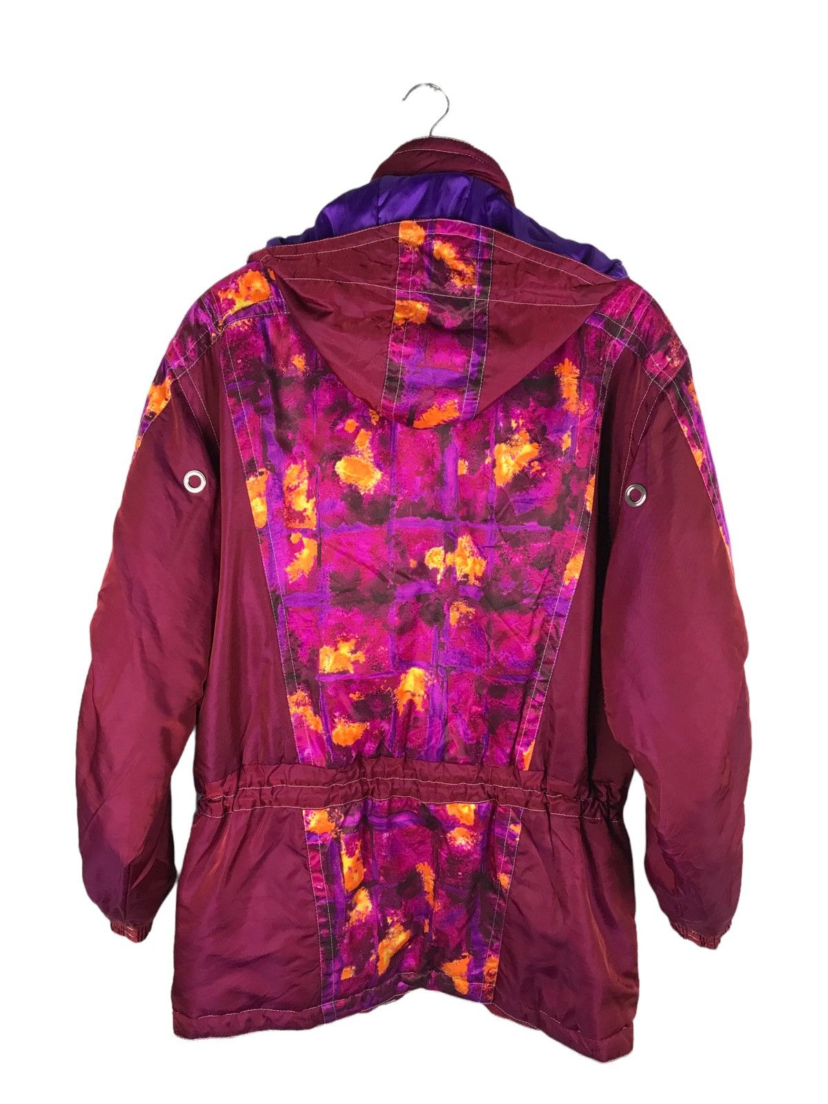 Japanese Brand Vintage 90s FABLICE Racing Spirit Ski Jacket - Neon Tie-Dye Size US L / EU 52-54 / 3 - 2 Thumbnail
