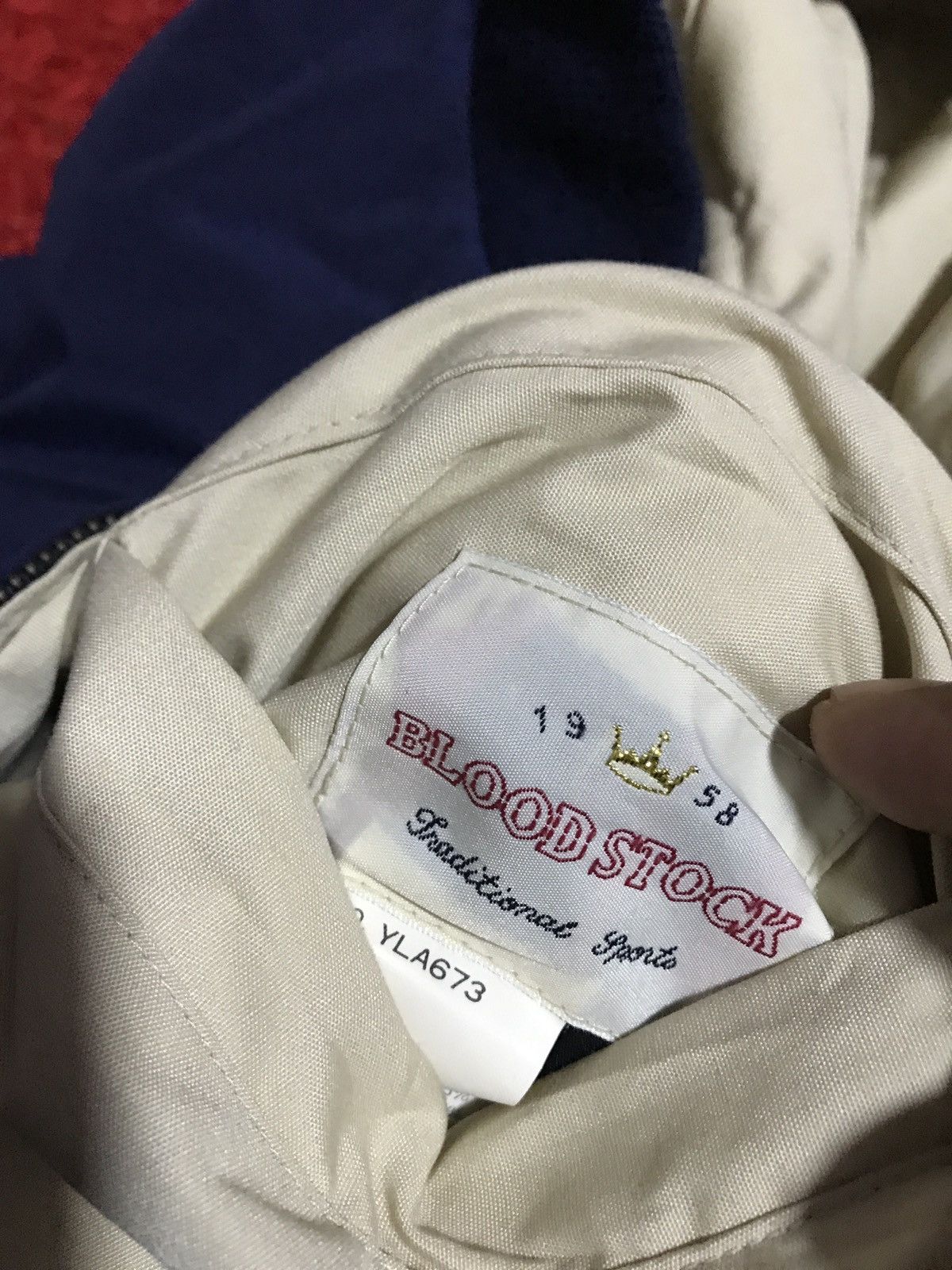 Japanese Brand Blood Stock “Chevronne Mon Cherie” Embroidered Floral Size US L / EU 52-54 / 3 - 8 Thumbnail