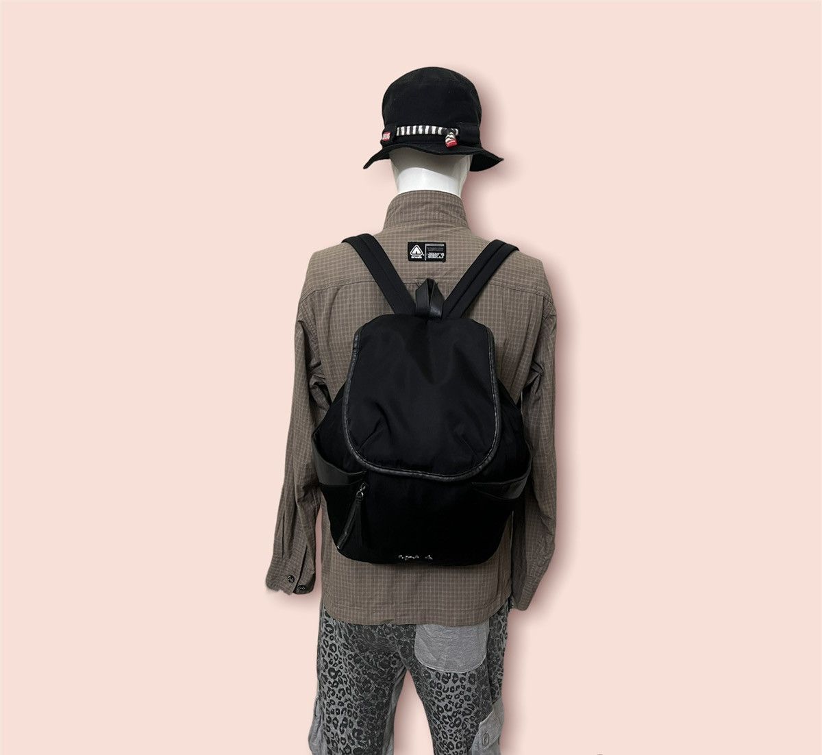 Designer × Vintage × agnes b. AGNES B. NYLON/LEATHER DAYPACK Size ONE SIZE - 11 Thumbnail