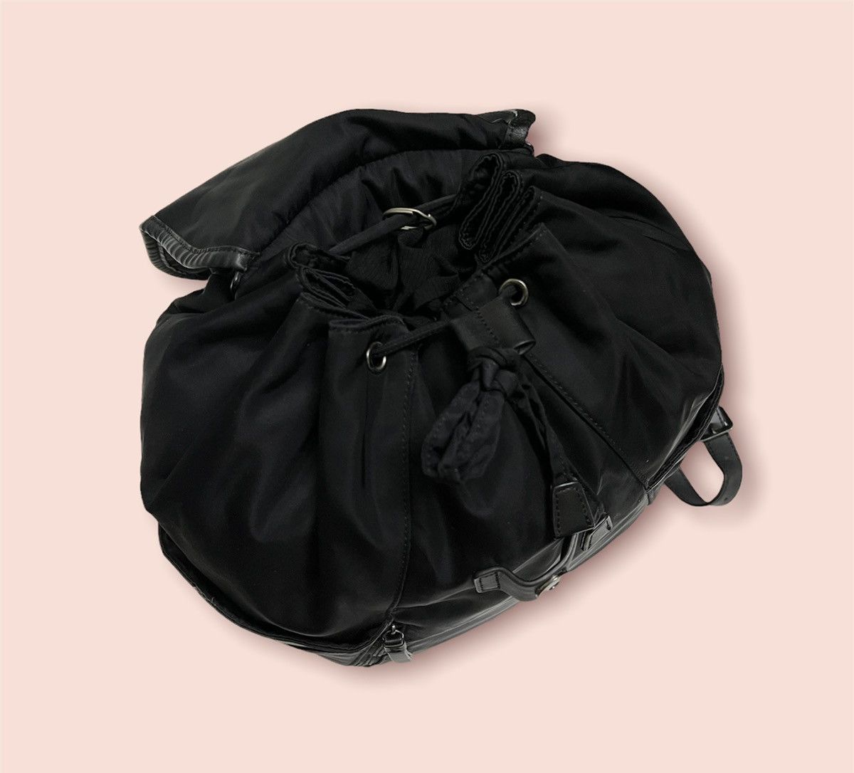 Designer × Vintage × agnes b. AGNES B. NYLON/LEATHER DAYPACK Size ONE SIZE - 8 Thumbnail