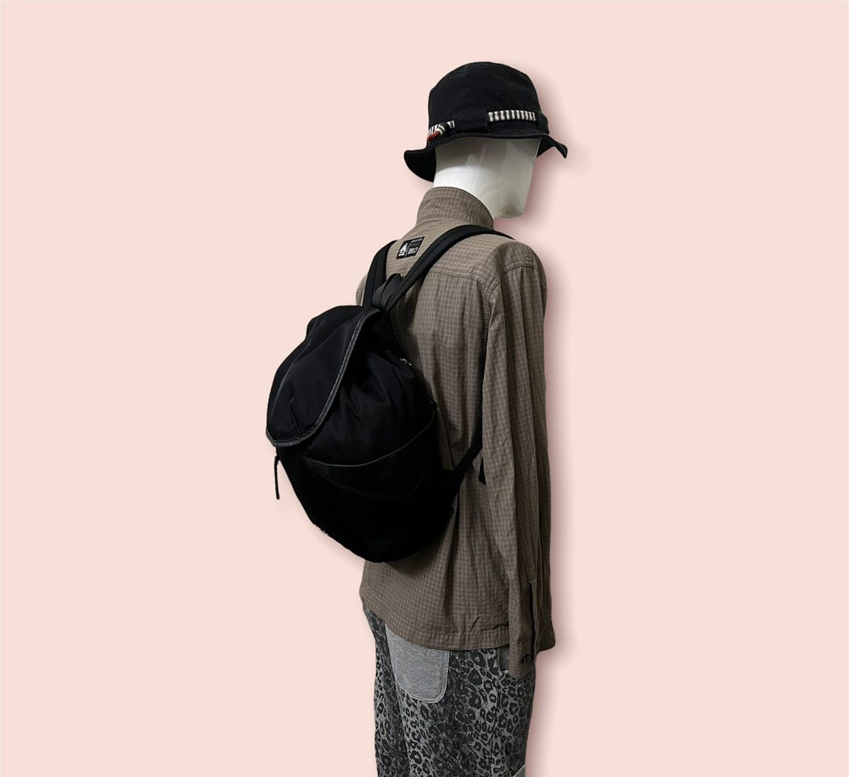 Designer × Vintage × agnes b. AGNES B. NYLON/LEATHER DAYPACK Size ONE SIZE - 15 Thumbnail