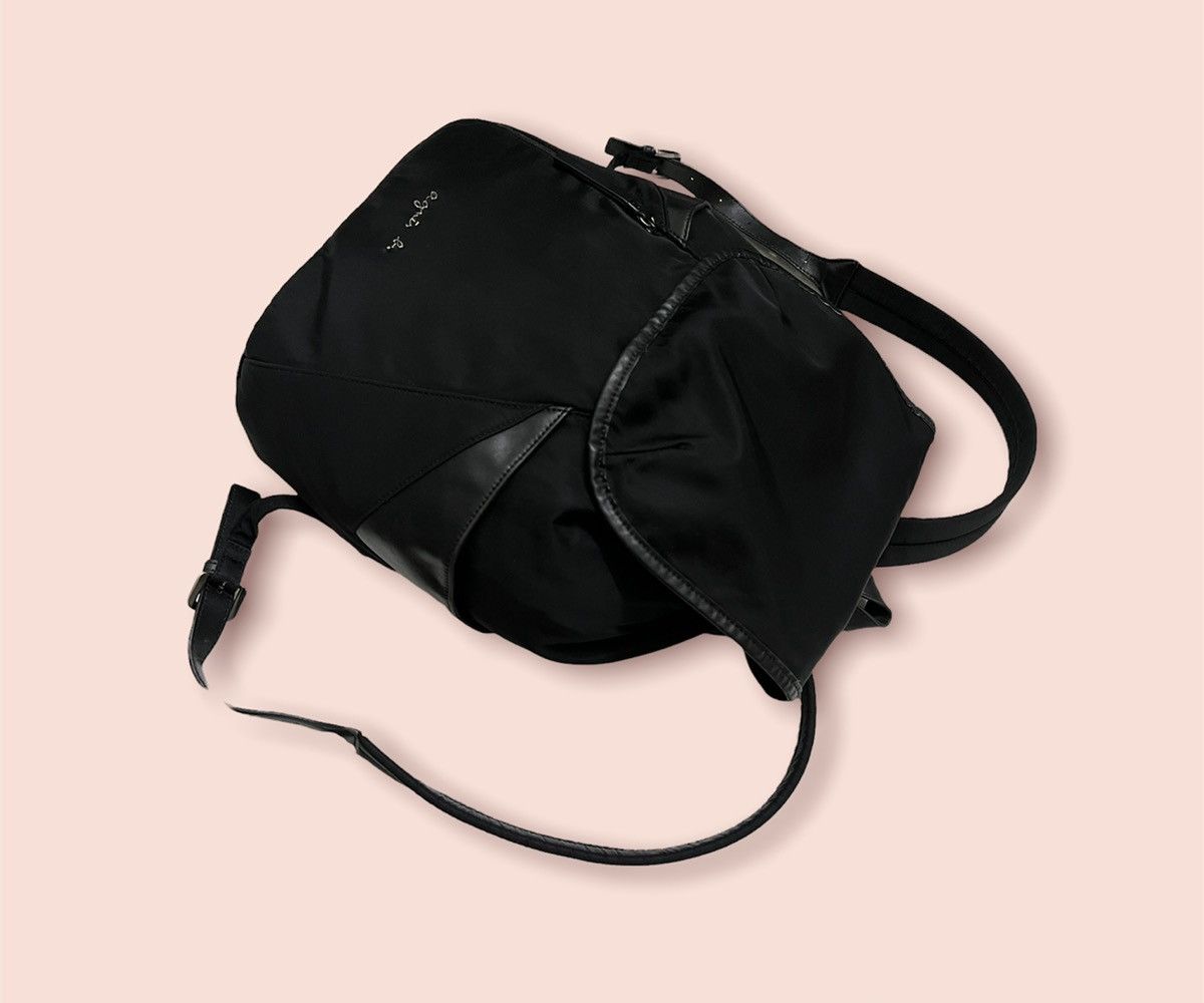 Designer × Vintage × agnes b. AGNES B. NYLON/LEATHER DAYPACK Size ONE SIZE - 3 Thumbnail