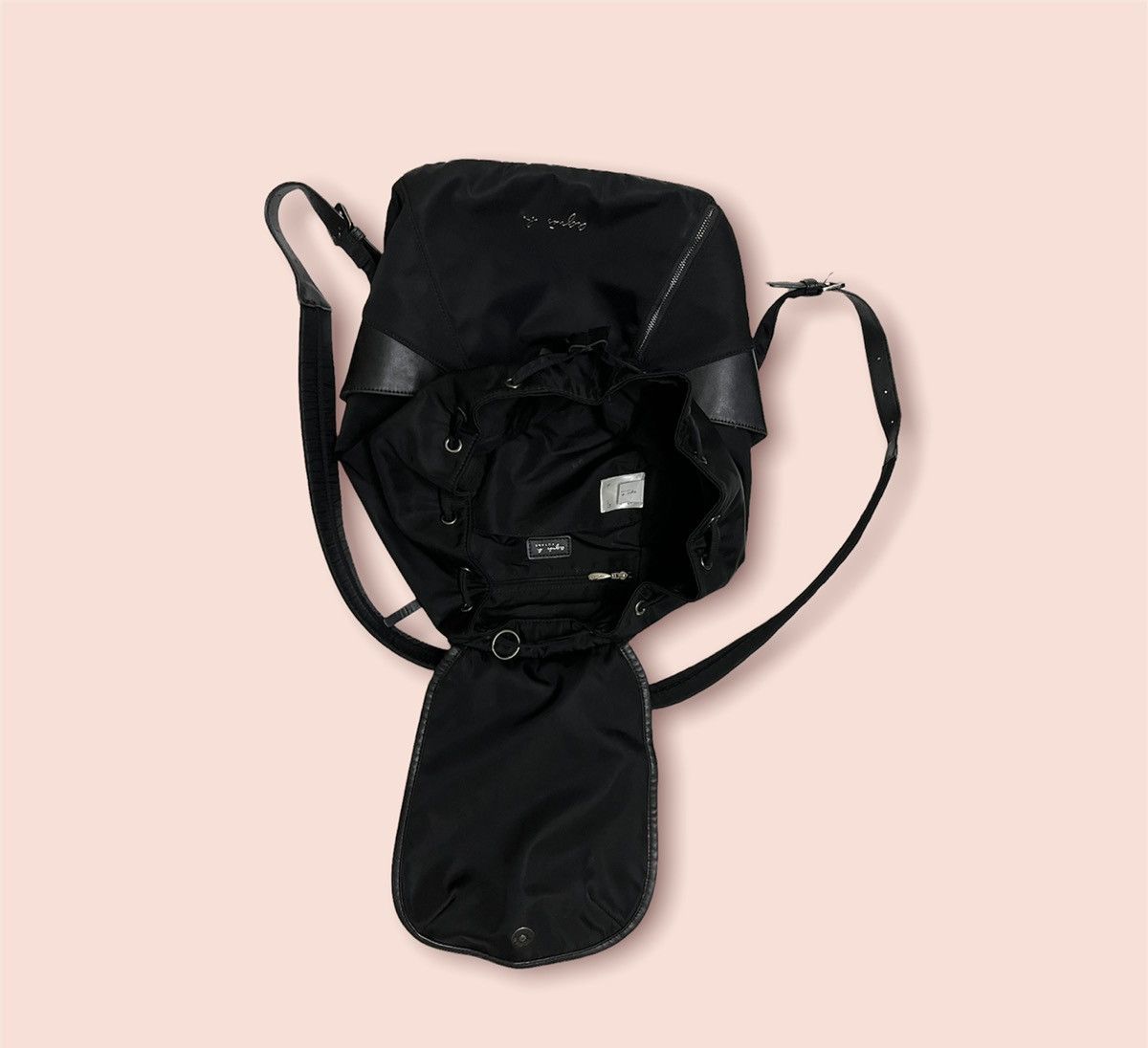 Designer × Vintage × agnes b. AGNES B. NYLON/LEATHER DAYPACK Size ONE SIZE - 9 Thumbnail