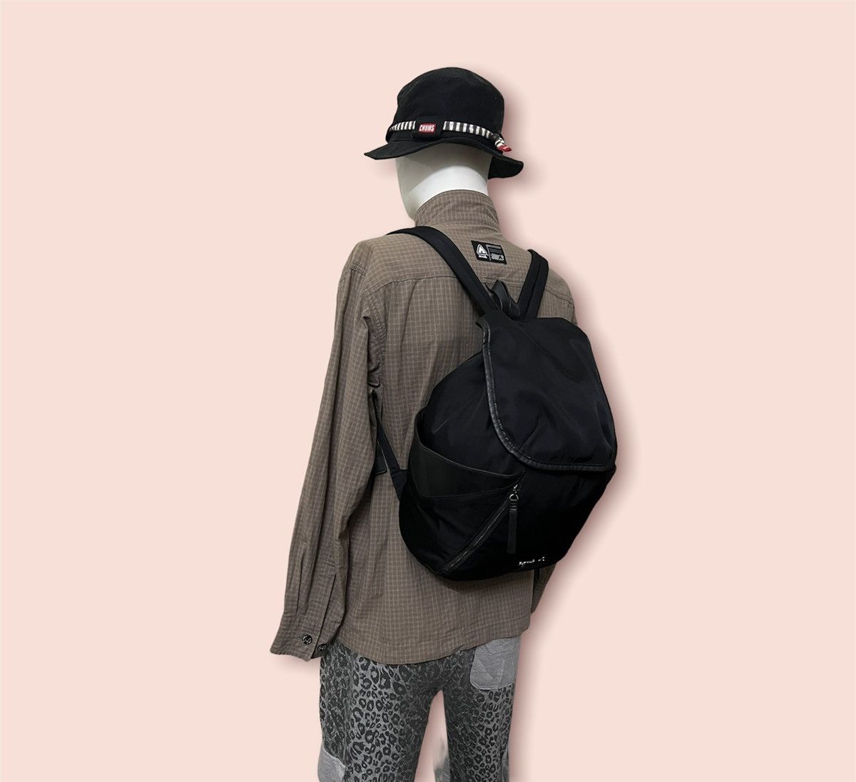 Designer × Vintage × agnes b. AGNES B. NYLON/LEATHER DAYPACK Size ONE SIZE - 12 Thumbnail