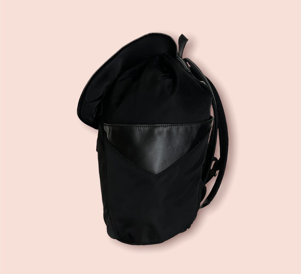 Designer × Vintage × agnes b. AGNES B. NYLON/LEATHER DAYPACK Size ONE SIZE - 6 Thumbnail