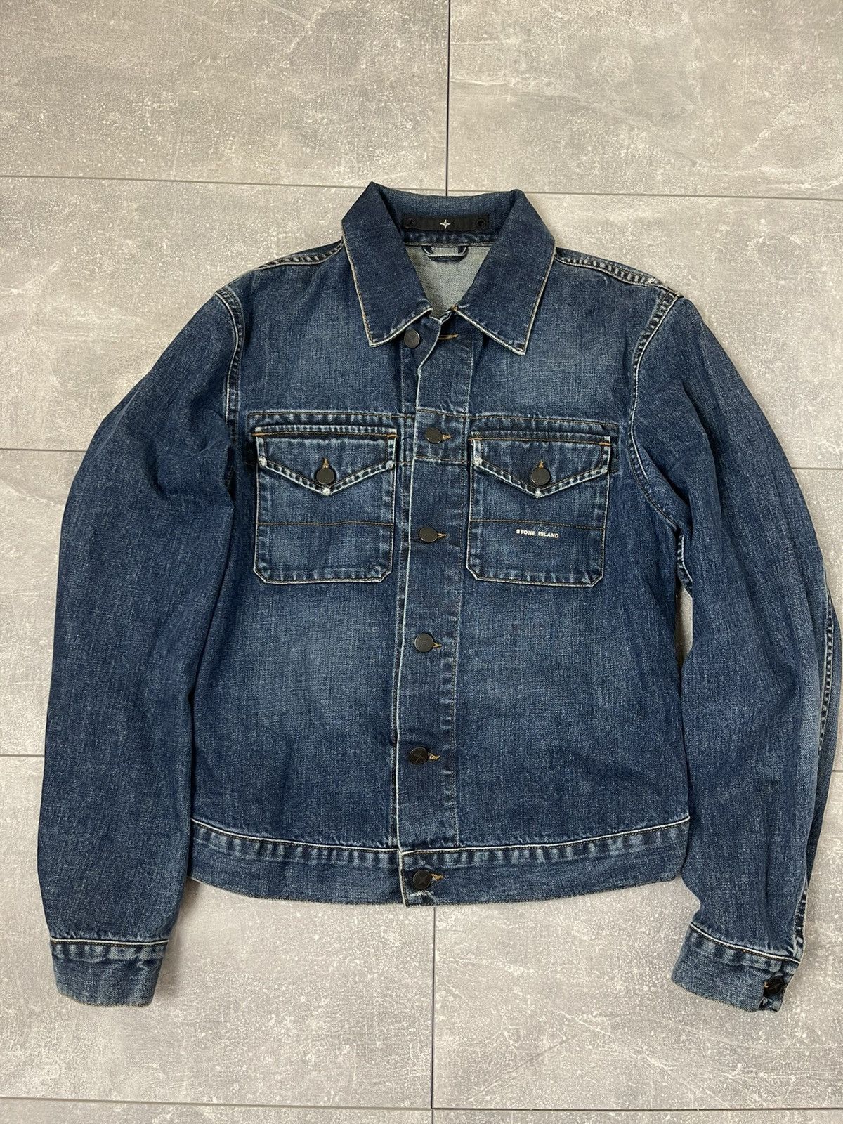 Stone Island Stone island vintage denim jacket | Grailed