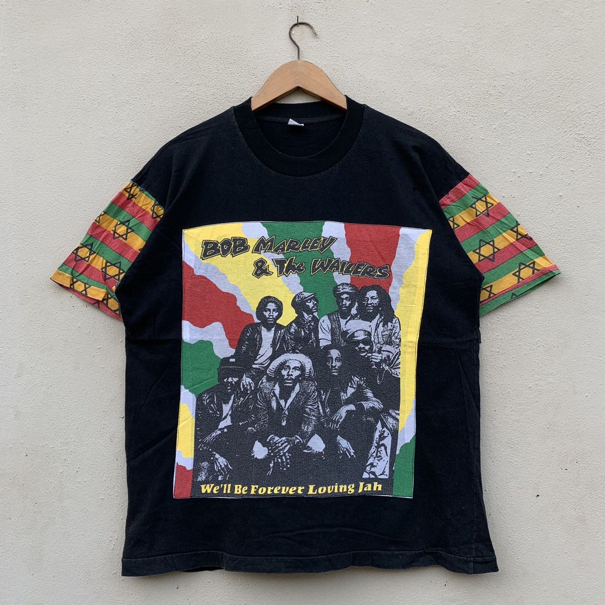 Vintage BOB MARLEY AND THE WAILERS HANDMADE T-shirt