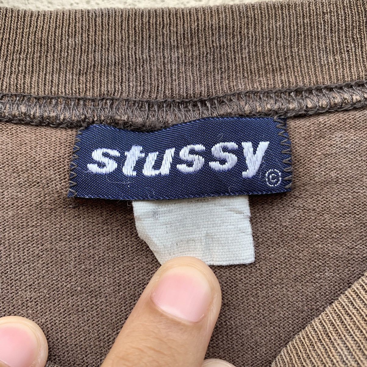 Stussy × Vintage VINTAGE STUSSY COLOUR BLOCK DESIGN T-SHIRT Size US M / EU 48-50 / 2 - 9 Thumbnail