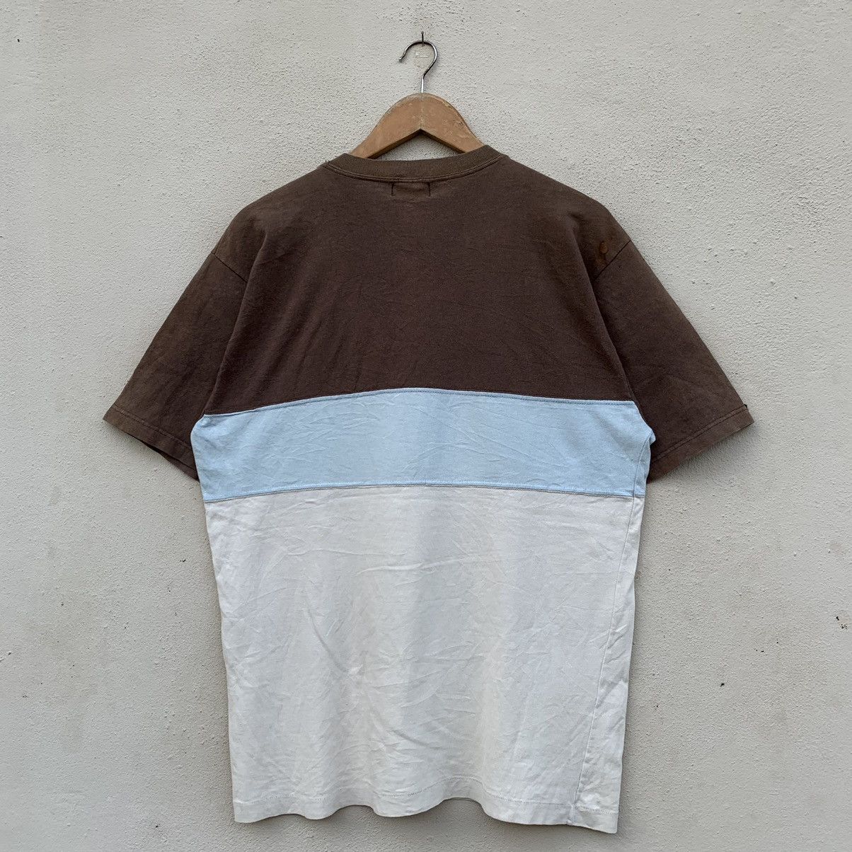 Stussy × Vintage VINTAGE STUSSY COLOUR BLOCK DESIGN T-SHIRT Size US M / EU 48-50 / 2 - 6 Thumbnail