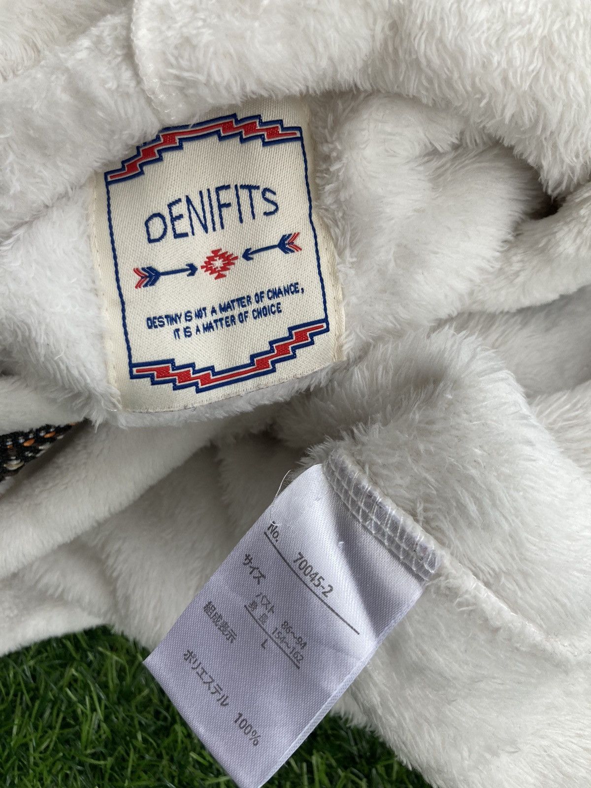Japanese Brand DENIFITS NATIVE NAVAJO SHERPA HOODIE Size US M / EU 48-50 / 2 - 6 Thumbnail