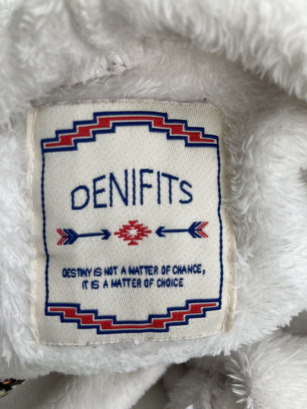 Japanese Brand DENIFITS NATIVE NAVAJO SHERPA HOODIE Size US M / EU 48-50 / 2 - 5 Thumbnail
